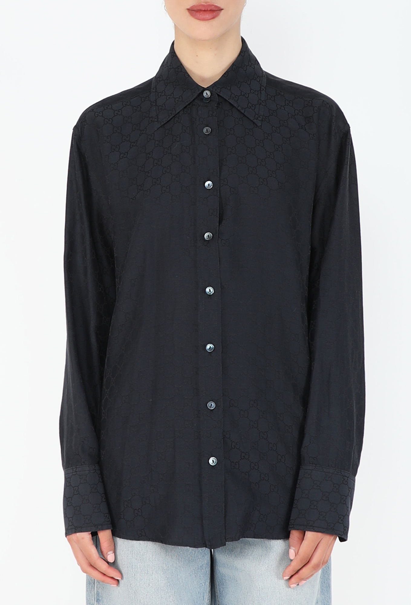 1998 Monogram Cotton Shirt - Gucci | ReSee