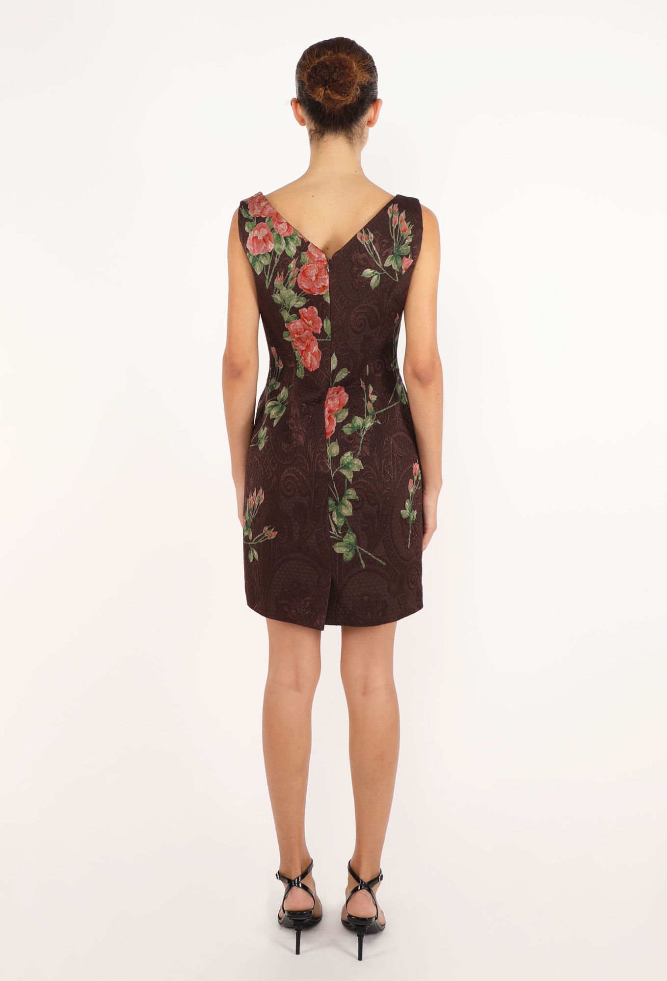 Jacquard Floral Dress, F/W 1996 - Dolce & Gabbana | ReSee