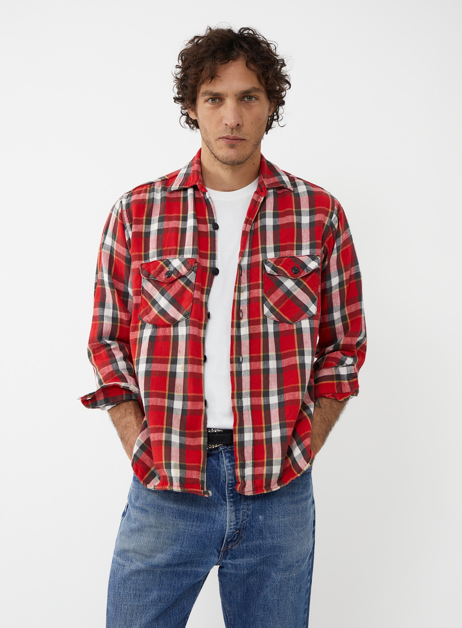 1960s Sanforized Flannel Shirt | Authentic & Vintage | ReSee