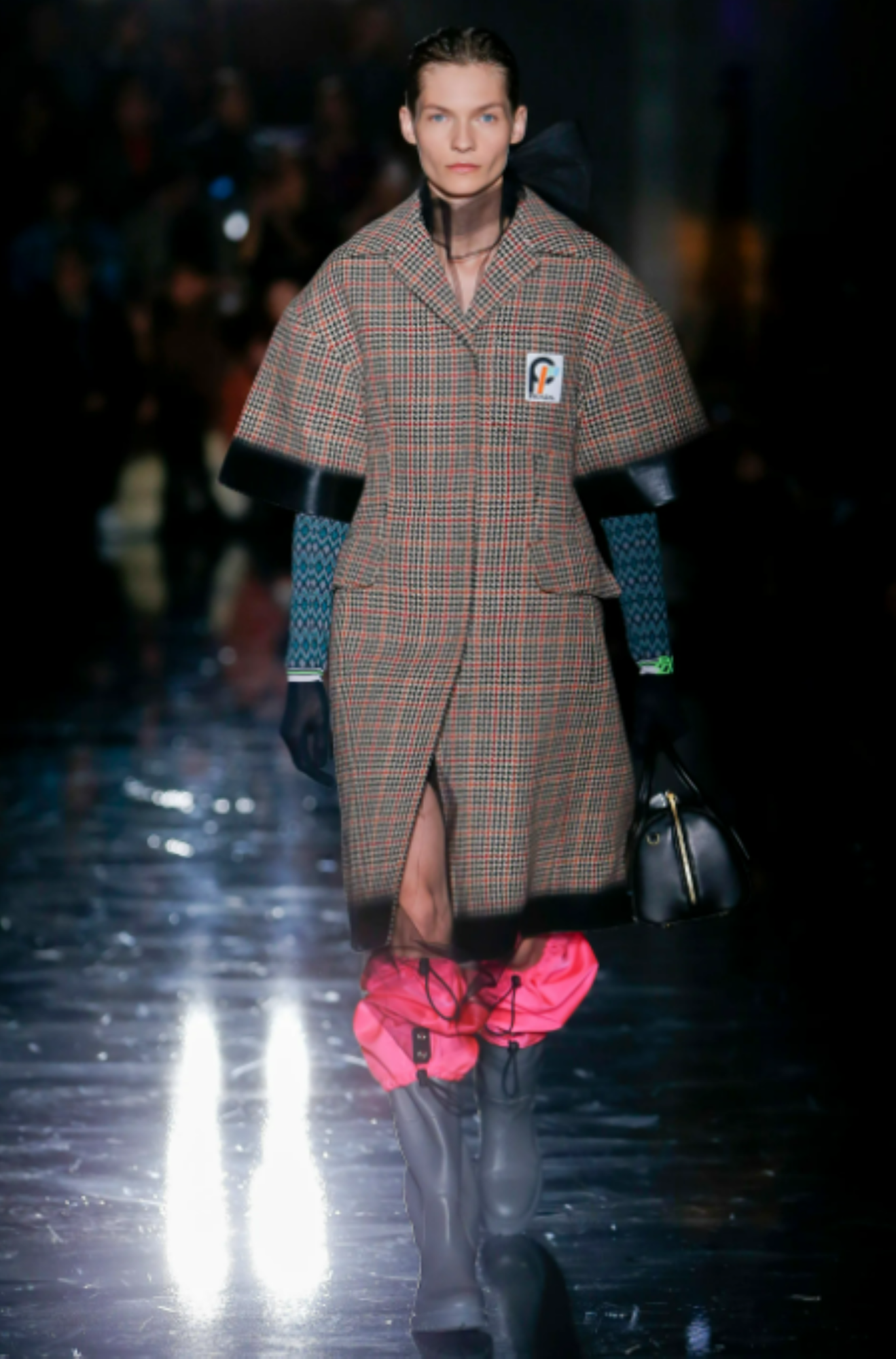 F/W 2018 Belted Houndstooth Coat | Authentic & Vintage | ReSee