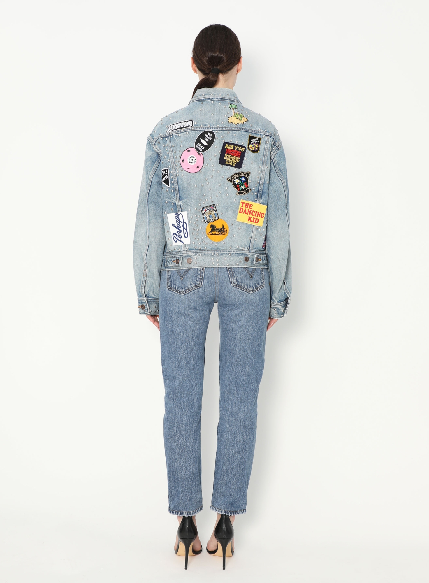 2021 Studded Denim Patchwork Jacket | Authentic & Vintage | ReSee