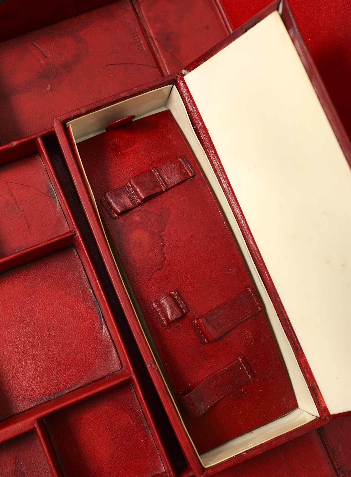 Rare '50s Trousse de Toilette Porosus Noir | Authentique & Vintage