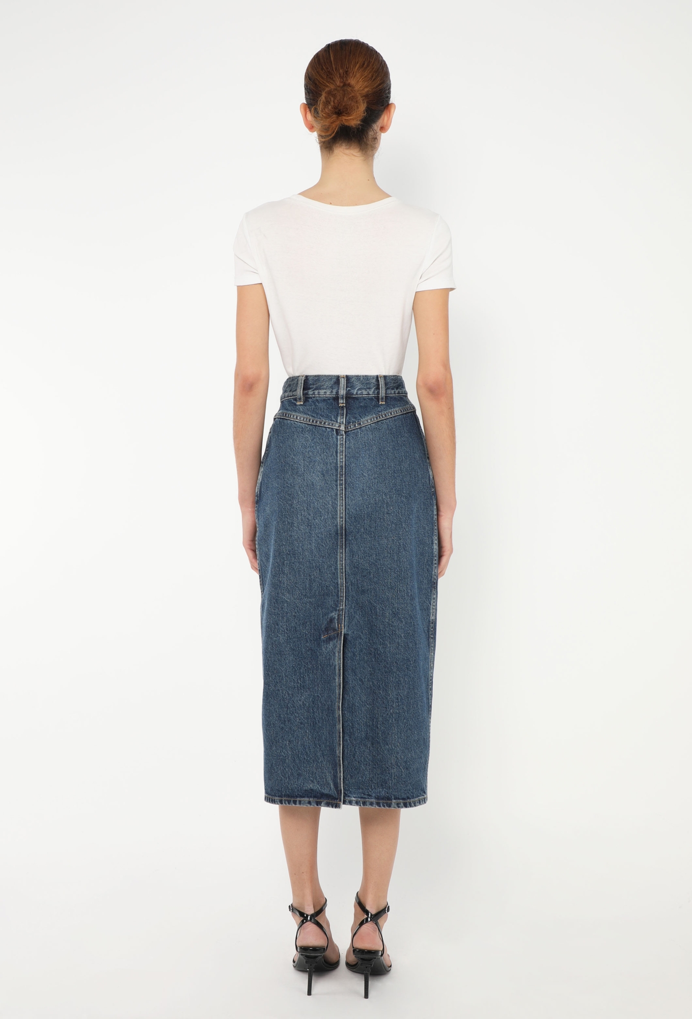 ヴィンテージCeline Skirt Denim Navy サイズ34 ヴィンテージCeline Skirt Denim Navy サイズ34 【公式通販】
