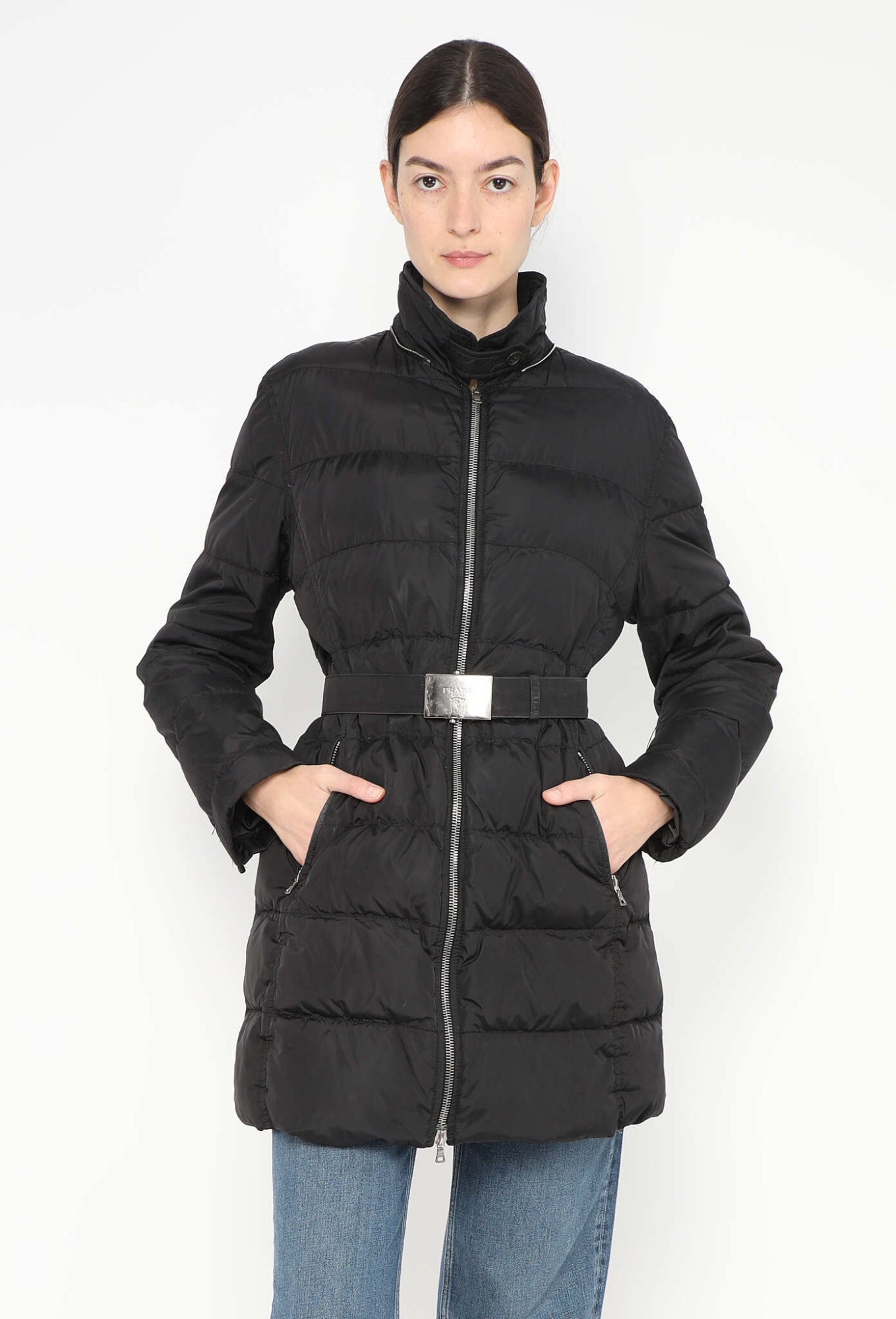 Late '90s Belted Down Puffer Coat | Authentic & Vintage | ReSee
