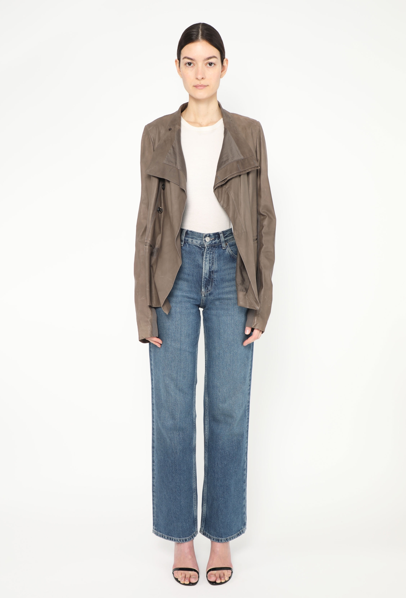 Asymmetrical Calfskin Jacket | Authentic & Vintage | ReSee