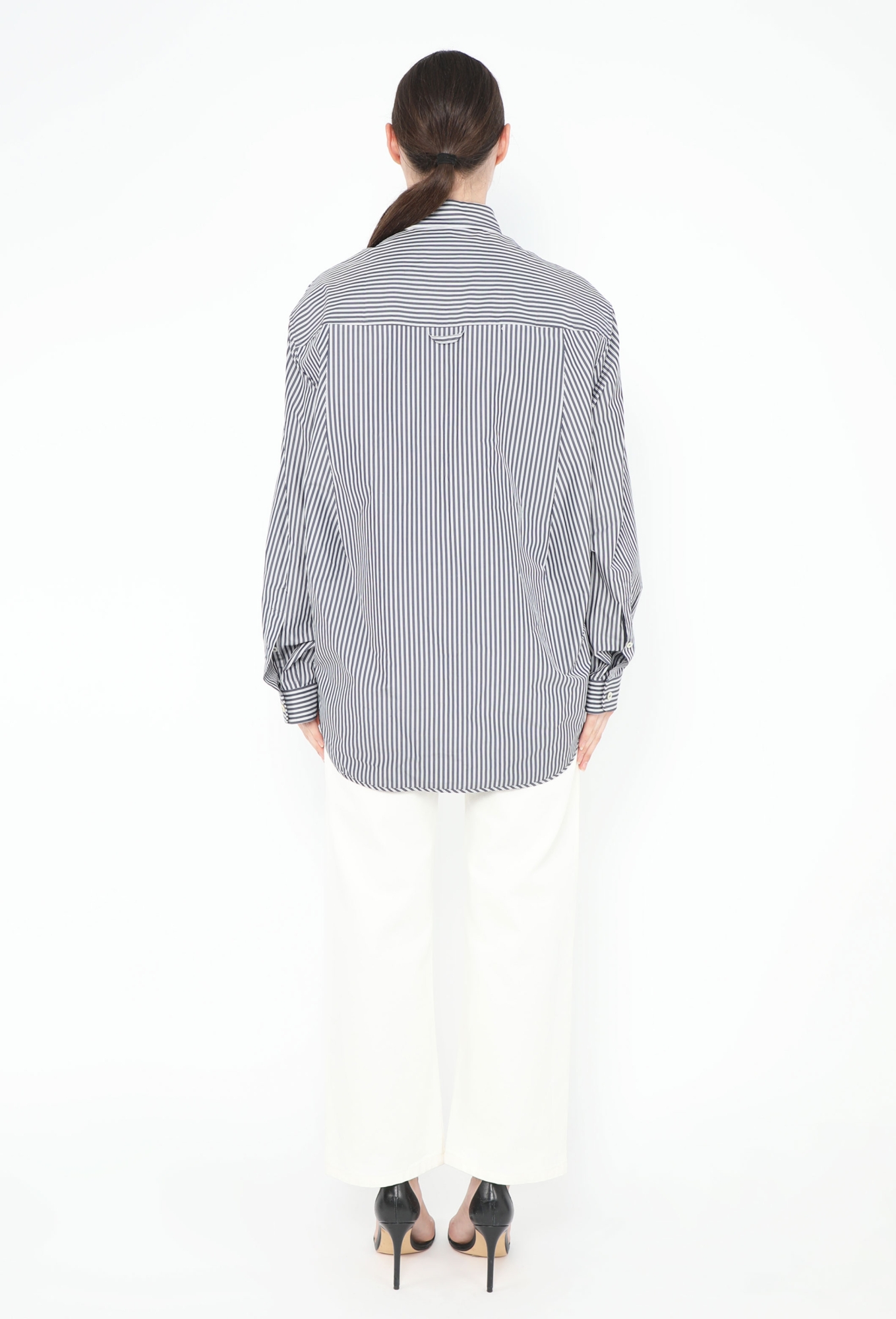 F/W 2016 Structured Pinstripe Shirt - Balenciaga | ReSee