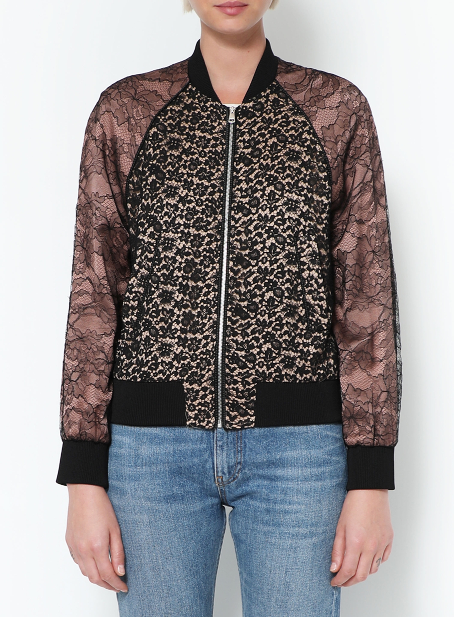 Resort 2015 Lace Bomber Jacket | Authentic & Vintage | ReSee