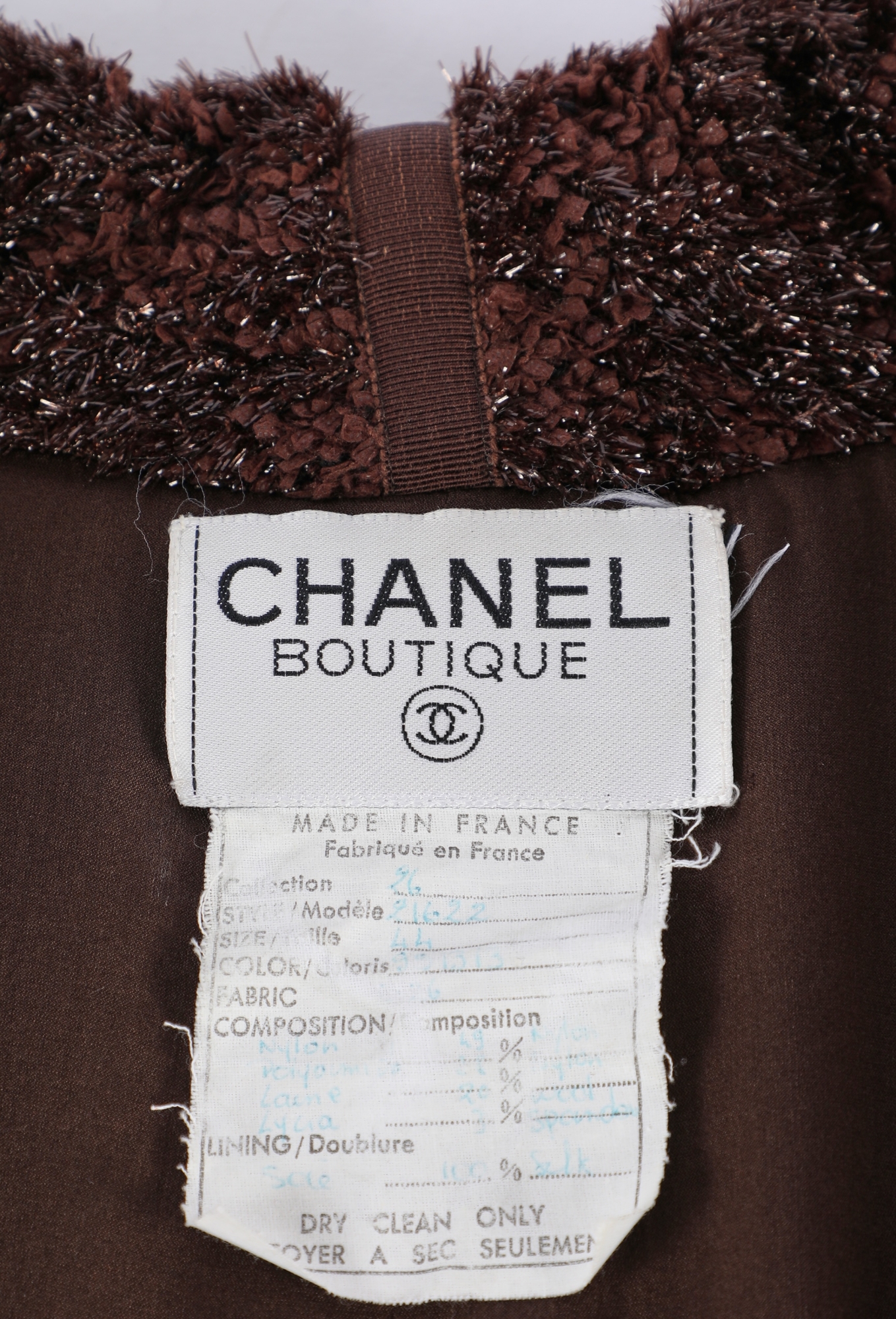 Iridescent Tinsel Zip Jacket, F/W 1991 - Chanel | ReSee