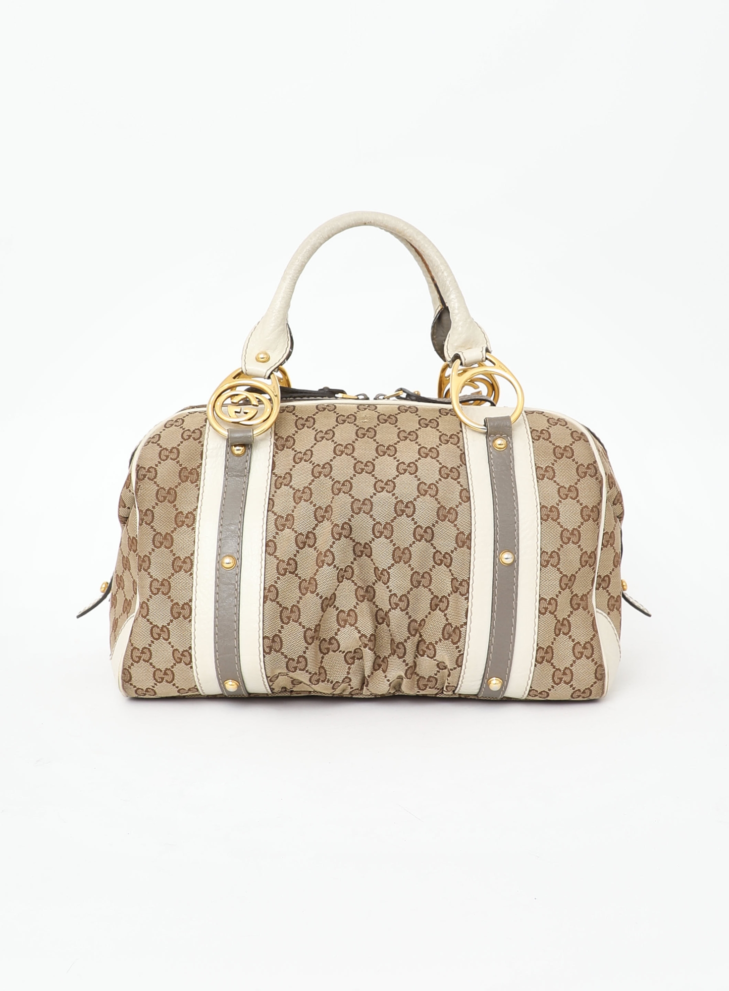 Interlocking Medium Boston Bag | Authentic & Vintage | ReSee