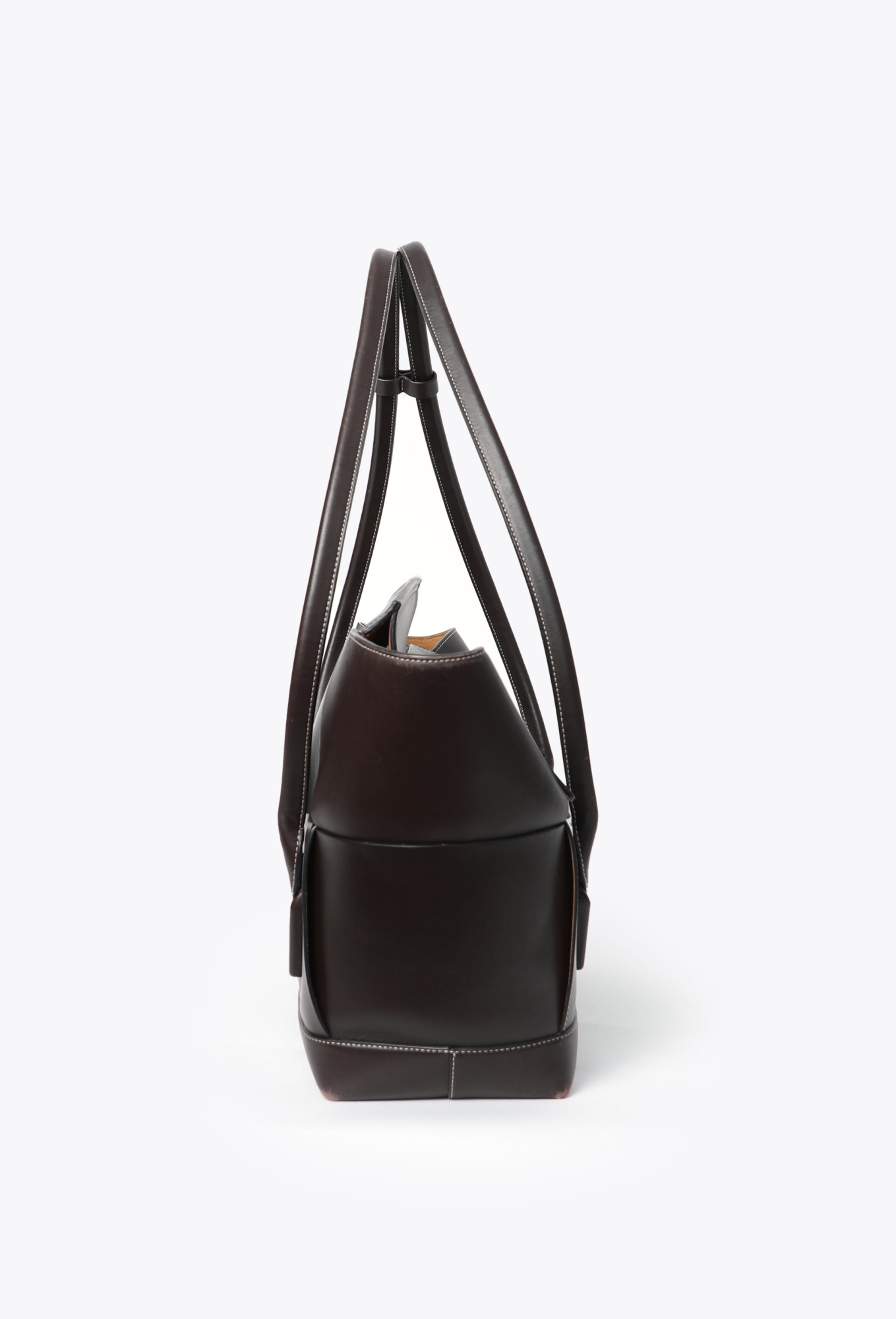 Pre-Fall 2019 Maxi Arco Tote Bag Chocolate brown - Bottega Veneta