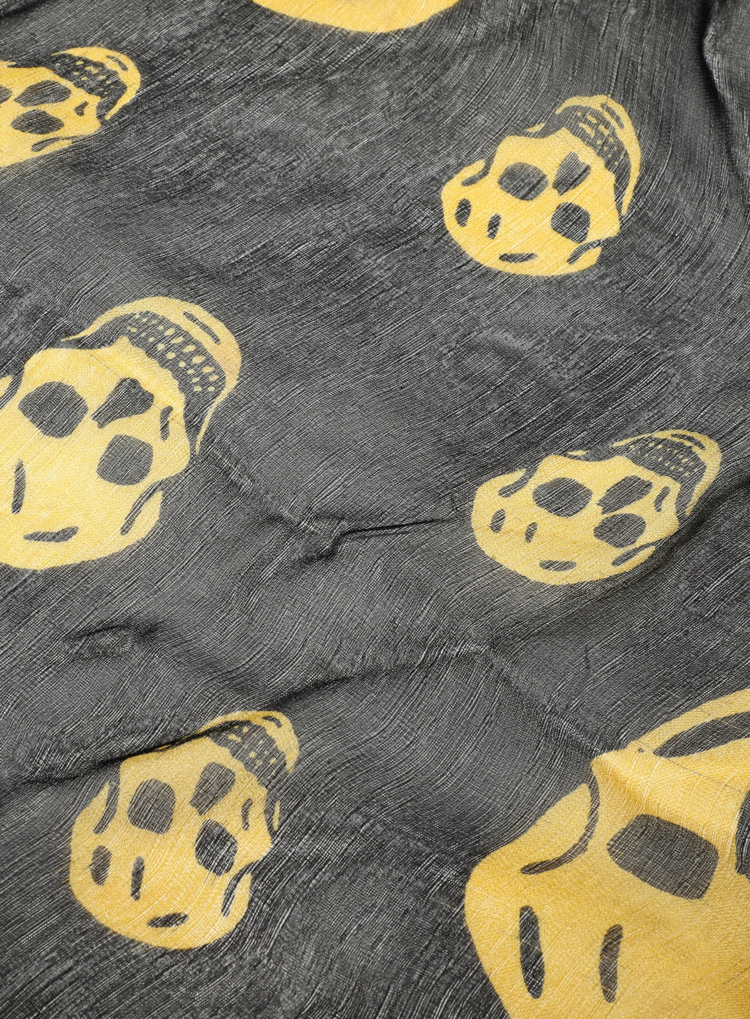 Early 2000s Chiffon Skull Scarf | Authentic & Vintage | ReSee