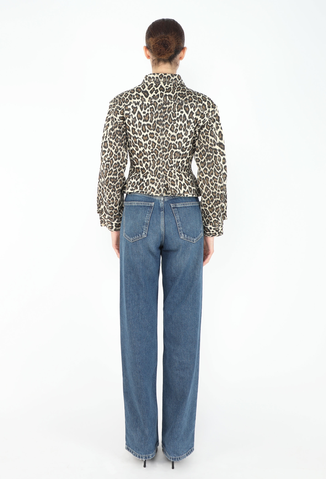 Junior Gaultier　ブルゾン　Gジャン　ヒョウ柄 Junior 1989 Leopard Denim Jacket - Jean Paul Gaultier | ReSee