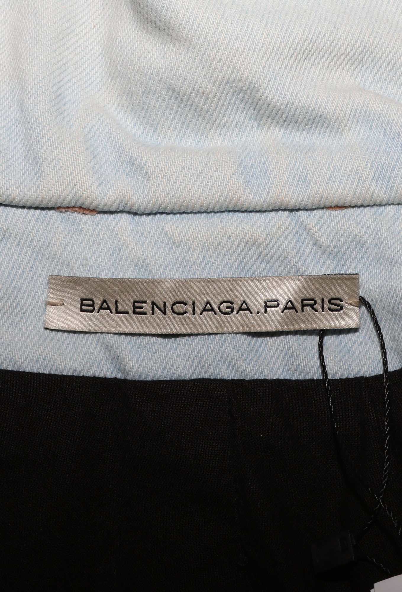 Washed Denim Peacoat - Balenciaga | ReSee