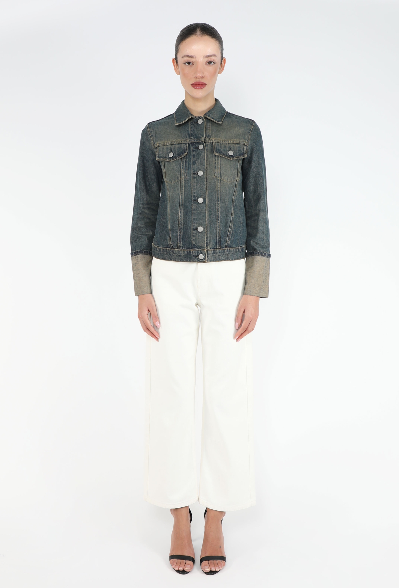 Late '90s Turn-Up Denim Jacket - Helmut Lang | ReSee