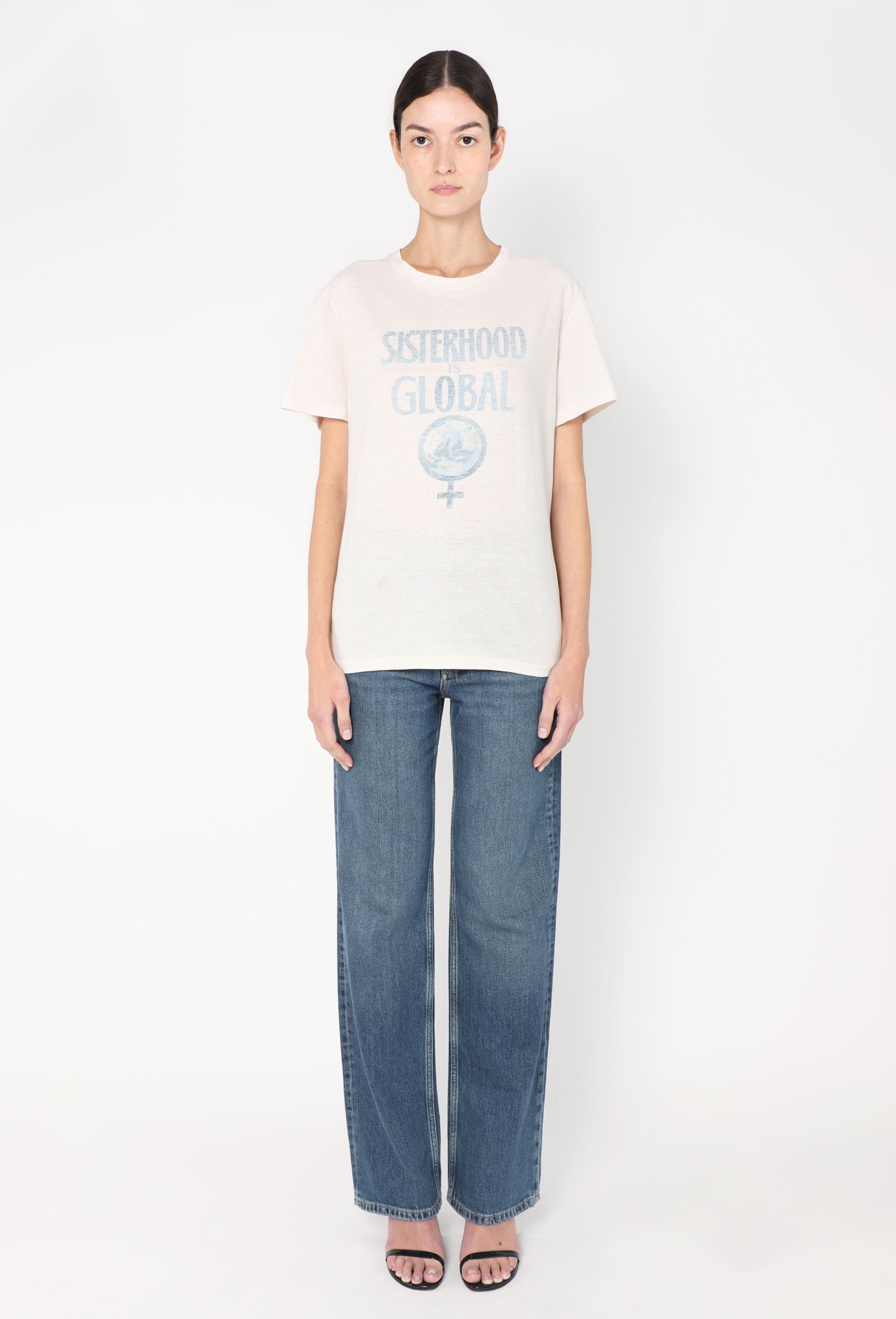 Christian Dior vintage デニム風ロゴTシャツ 38 Christian Dior T-shirt White #38 – AMORE Vintage Tokyo