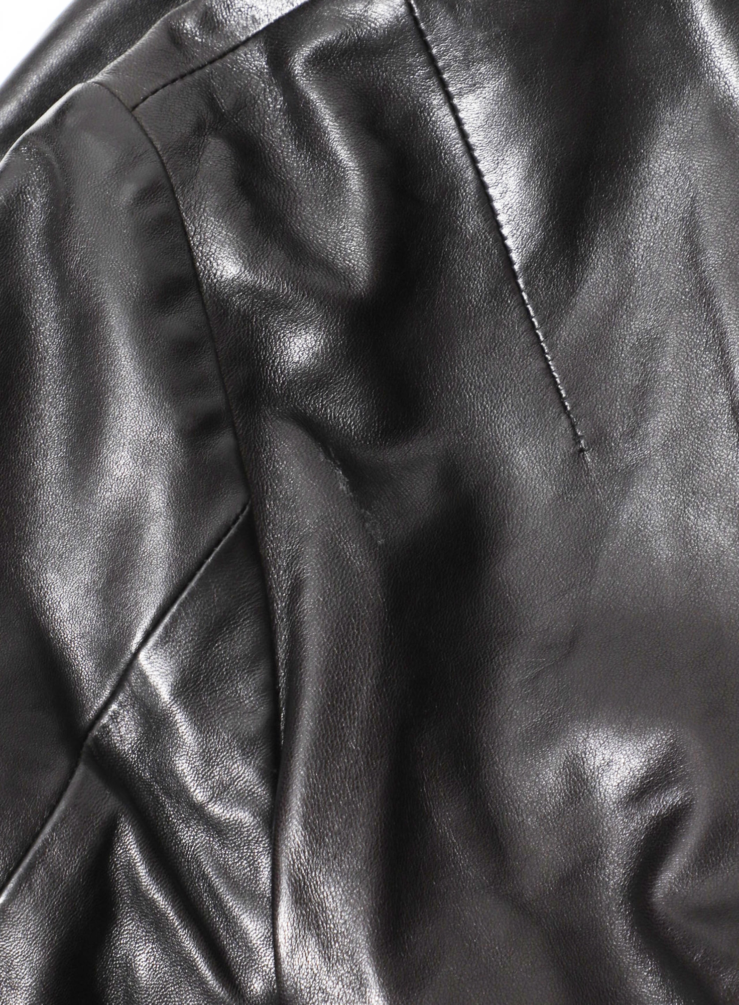 2003 Leather Flap Back Bomber | Authentic & Vintage | ReSee