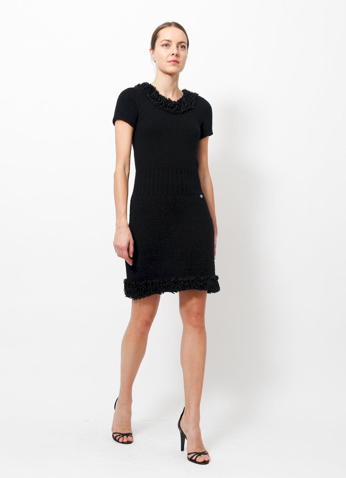 Chanel Classic Cashmere Dress Black