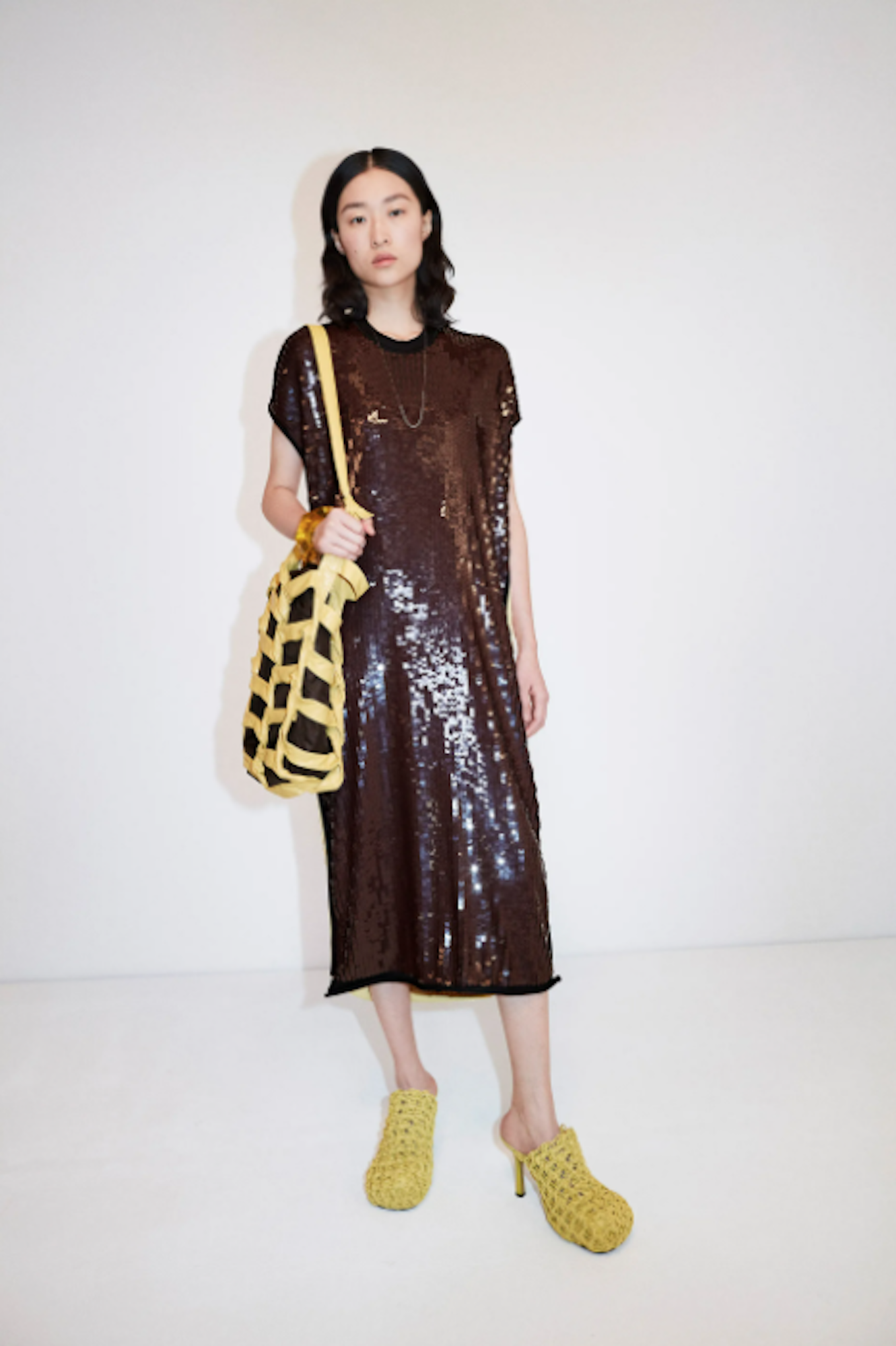 Pre-Fall 2020 Bicolor Sequin Dress - Bottega Veneta | ReSee