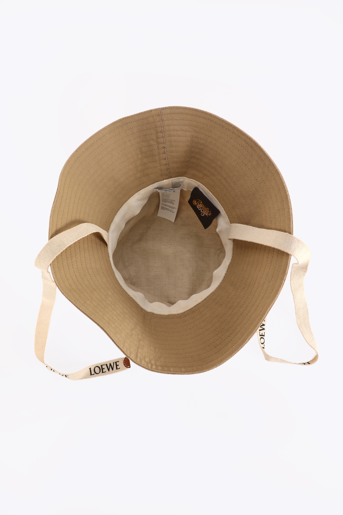 LOEWE Paula's Ibiza バケットハット ベージュ x Paula's Ibiza Bucket Hat, 2026 - Loewe | ReSee