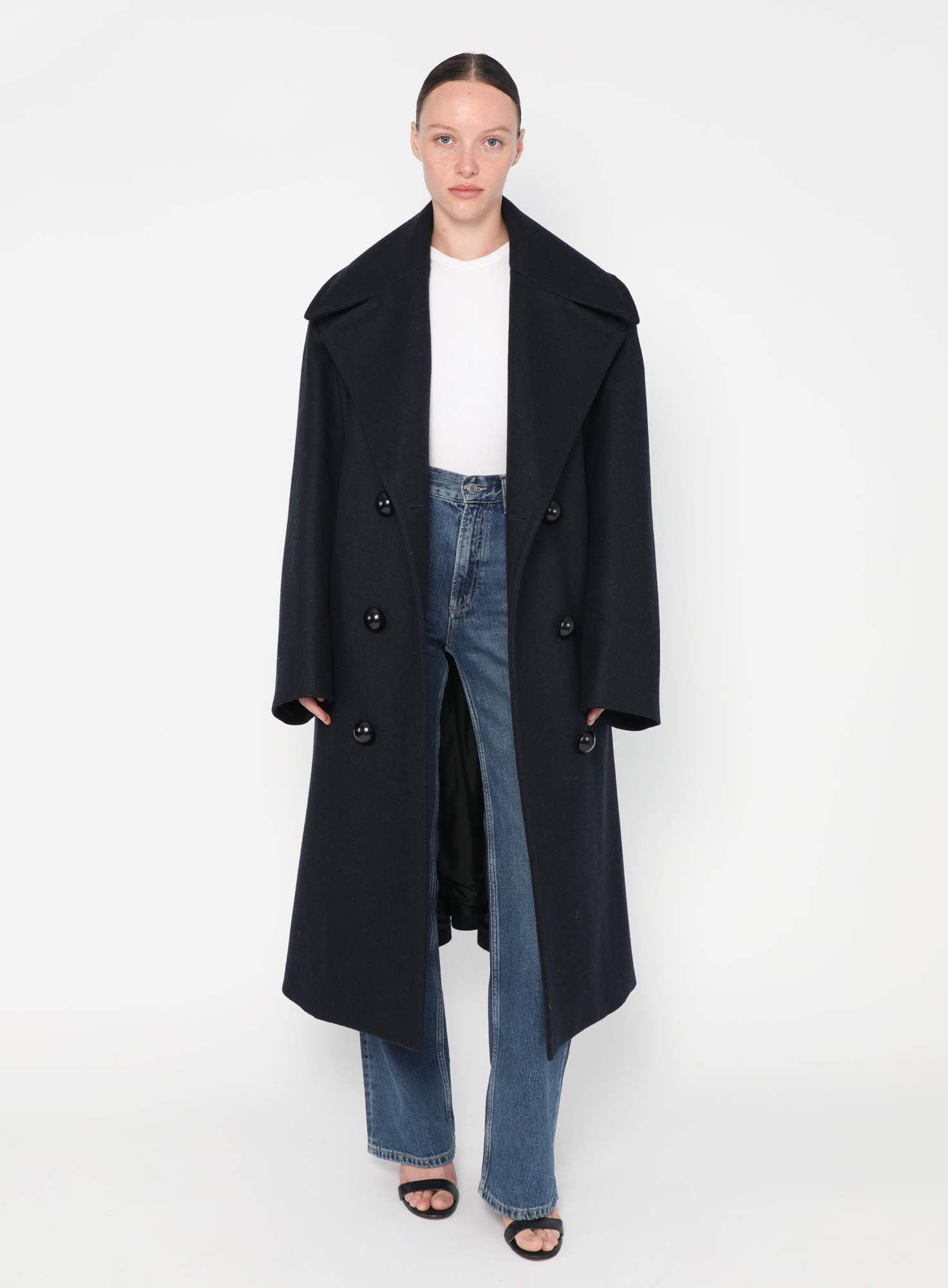 F/W 2022 Oversized Naval Coat - Alaïa | ReSee