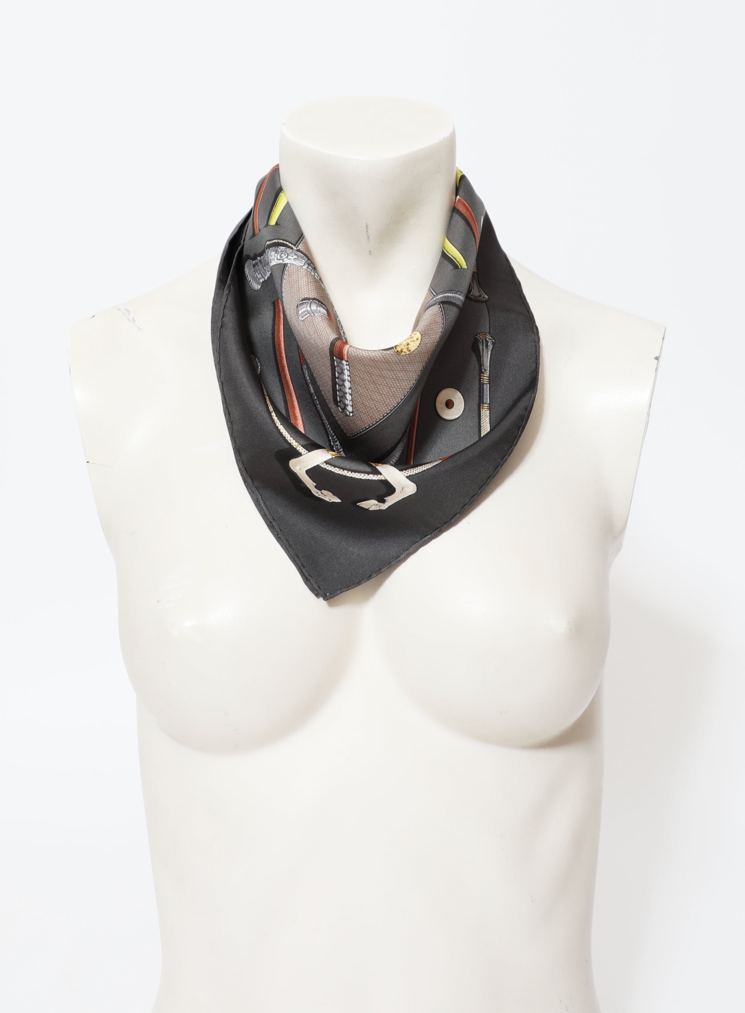 Cannes & Pommeaux' Silk Carré 42cm | Authentic & Vintage | ReSee
