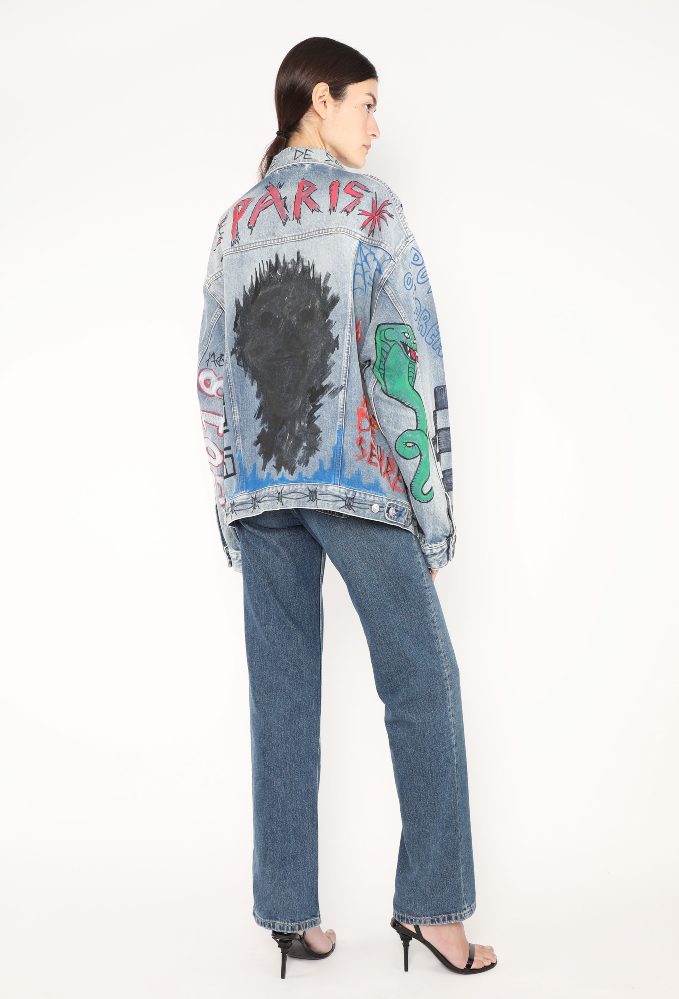2018 Hand-Painted Denim Jacket | Authentic & Vintage | ReSee