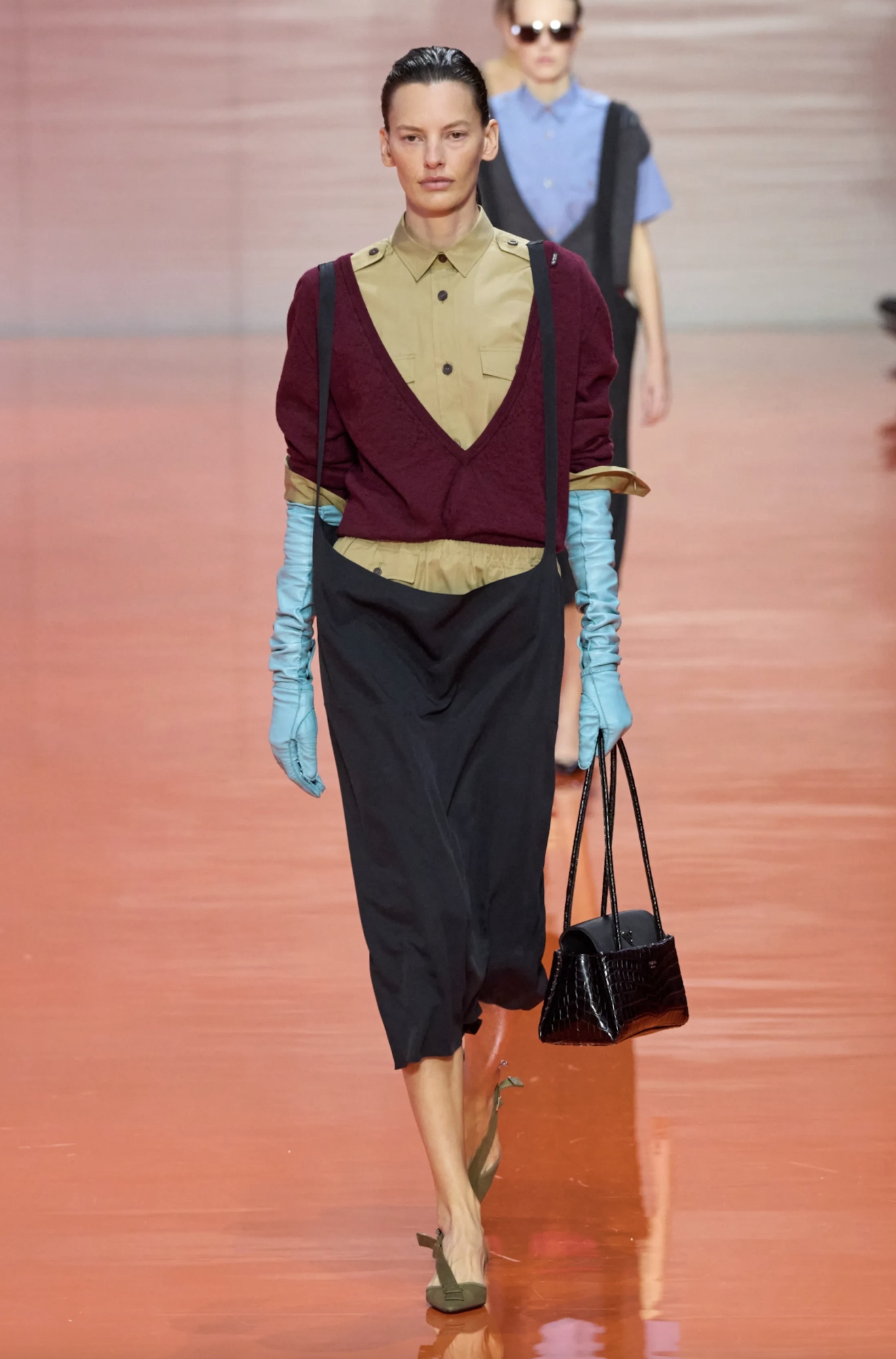 Plunging Knit Sweater, S/S 2026 - Prada | ReSee