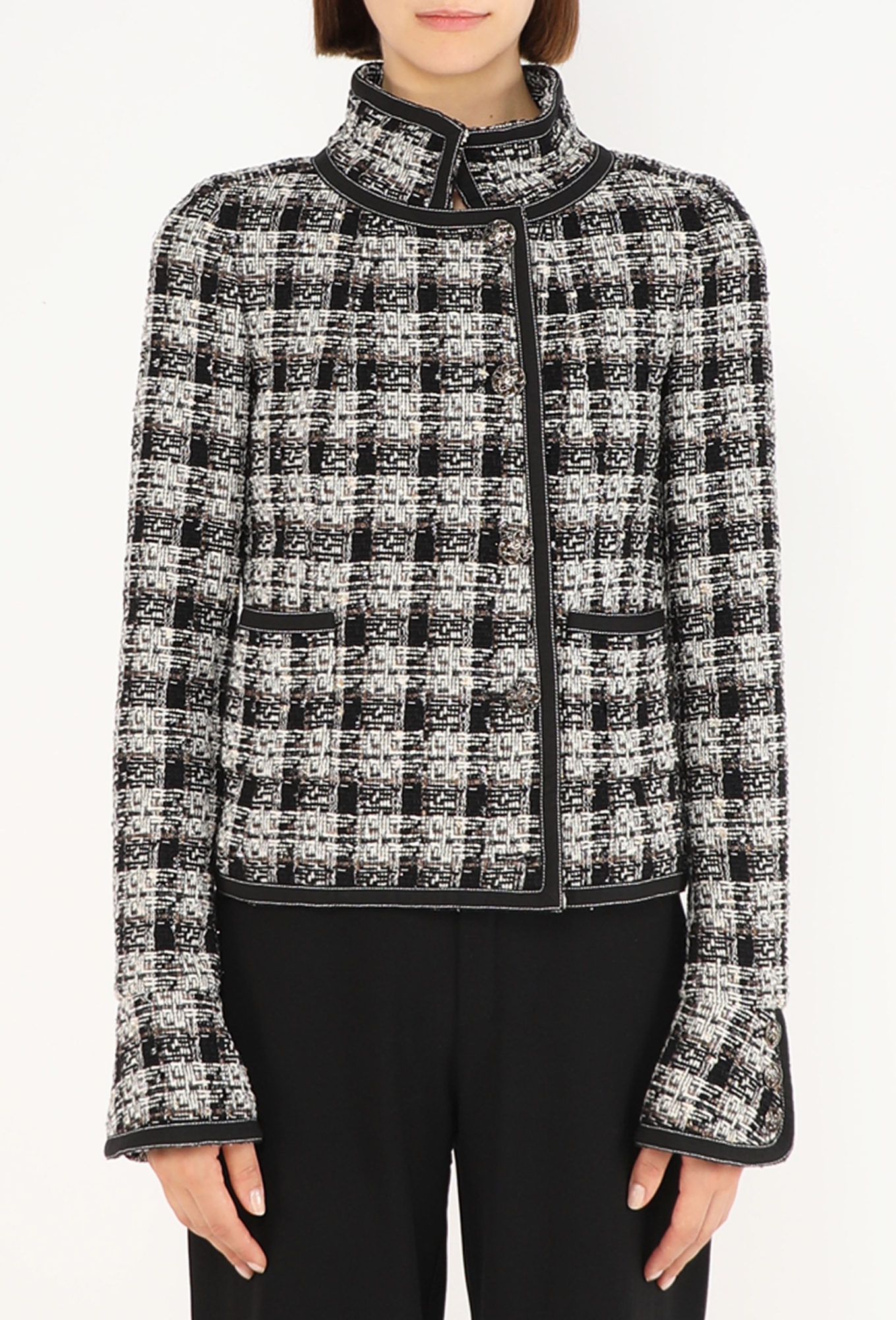 Checkered Tweed Jacket, F/W 2008 - Chanel | ReSee