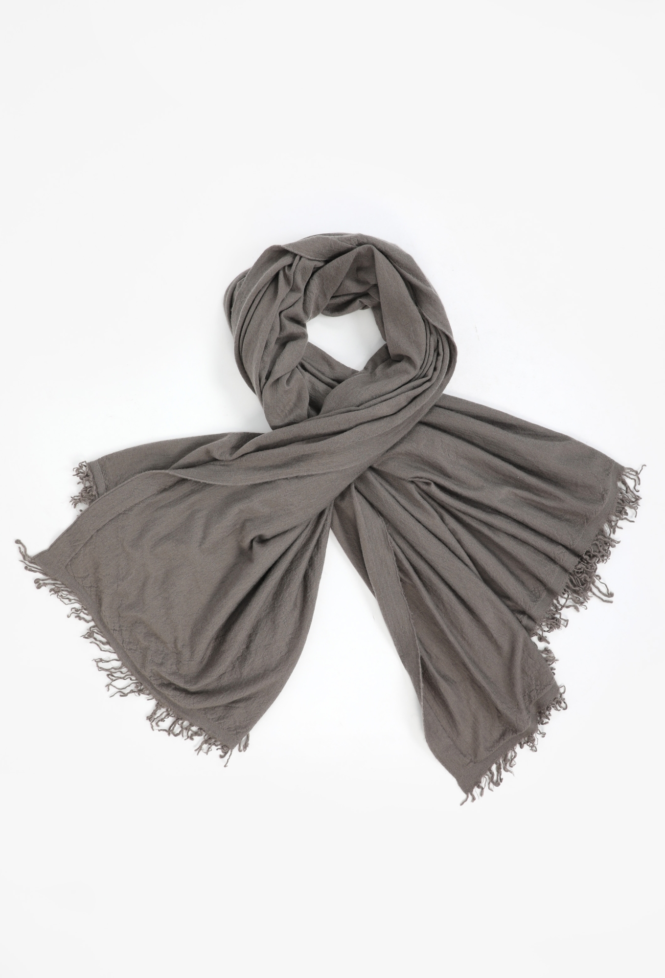 Frayed Cashmere & Silk Scarf - Rick Owens | ReSee