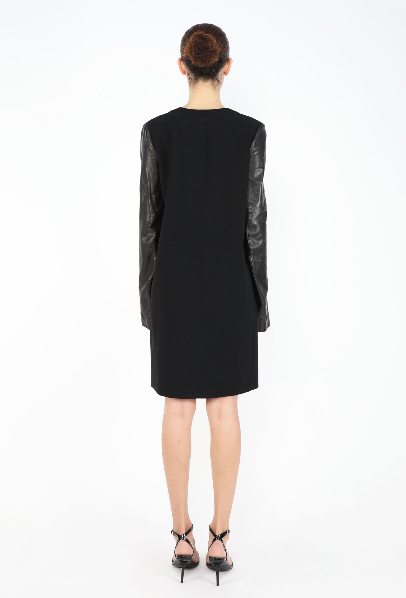 Leather Trim Tunic Dress - Cline | ReSee Leather Trim Tunic Dress - Cline | ReSee