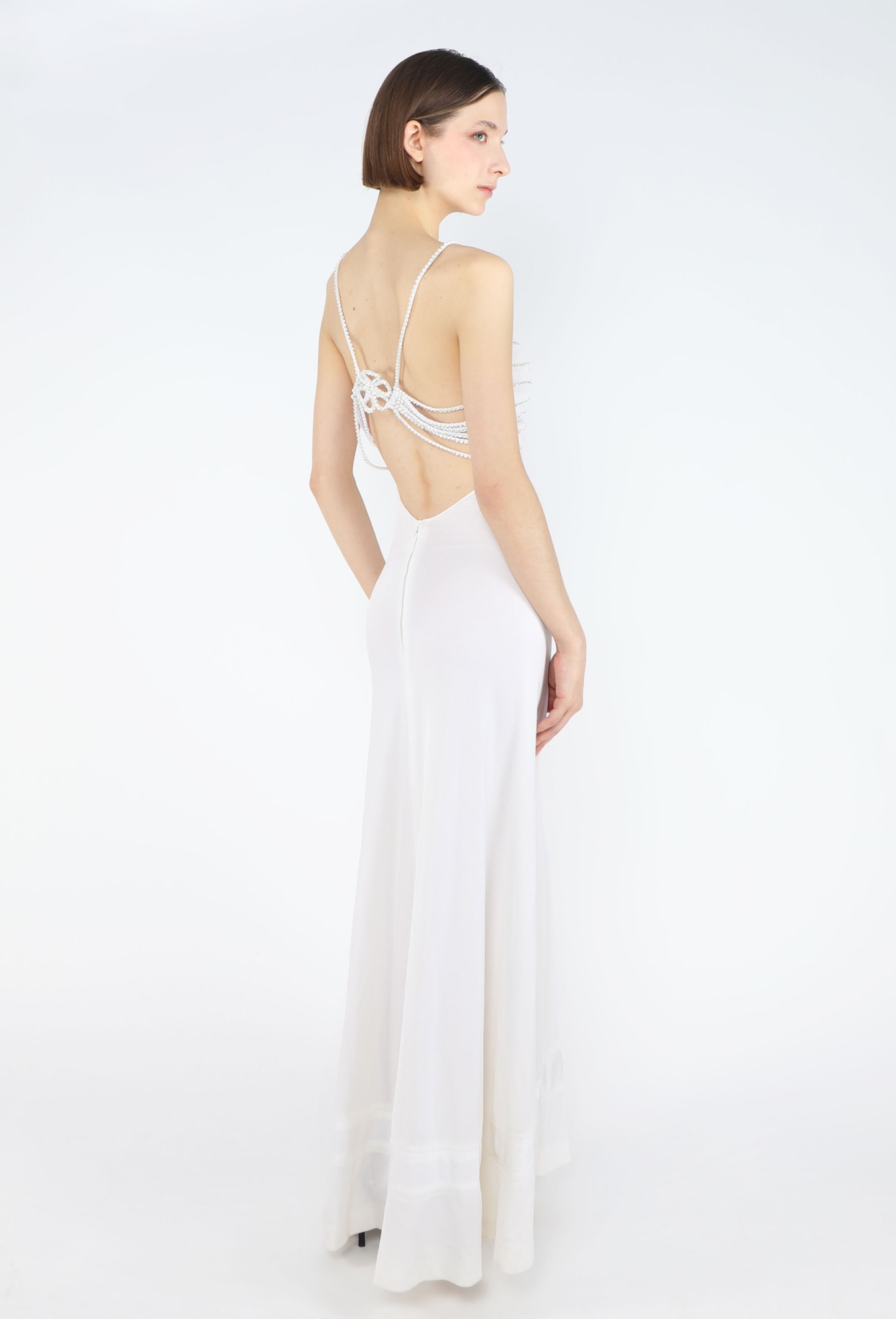 butterfly open back dress Backless Butterfly Print Maxi Dress