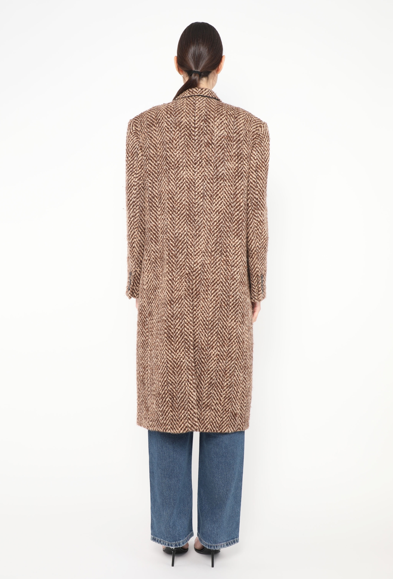 F/W 2021 Herringbone Wool Coat | Authentic & Vintage | ReSee