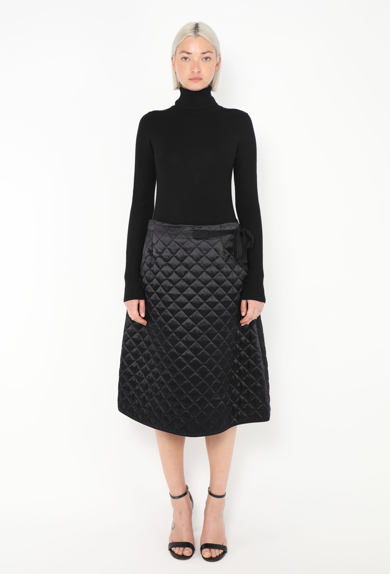 F/W 2015 Belted Quilt Skirt - Céline | ReSee display picture 3