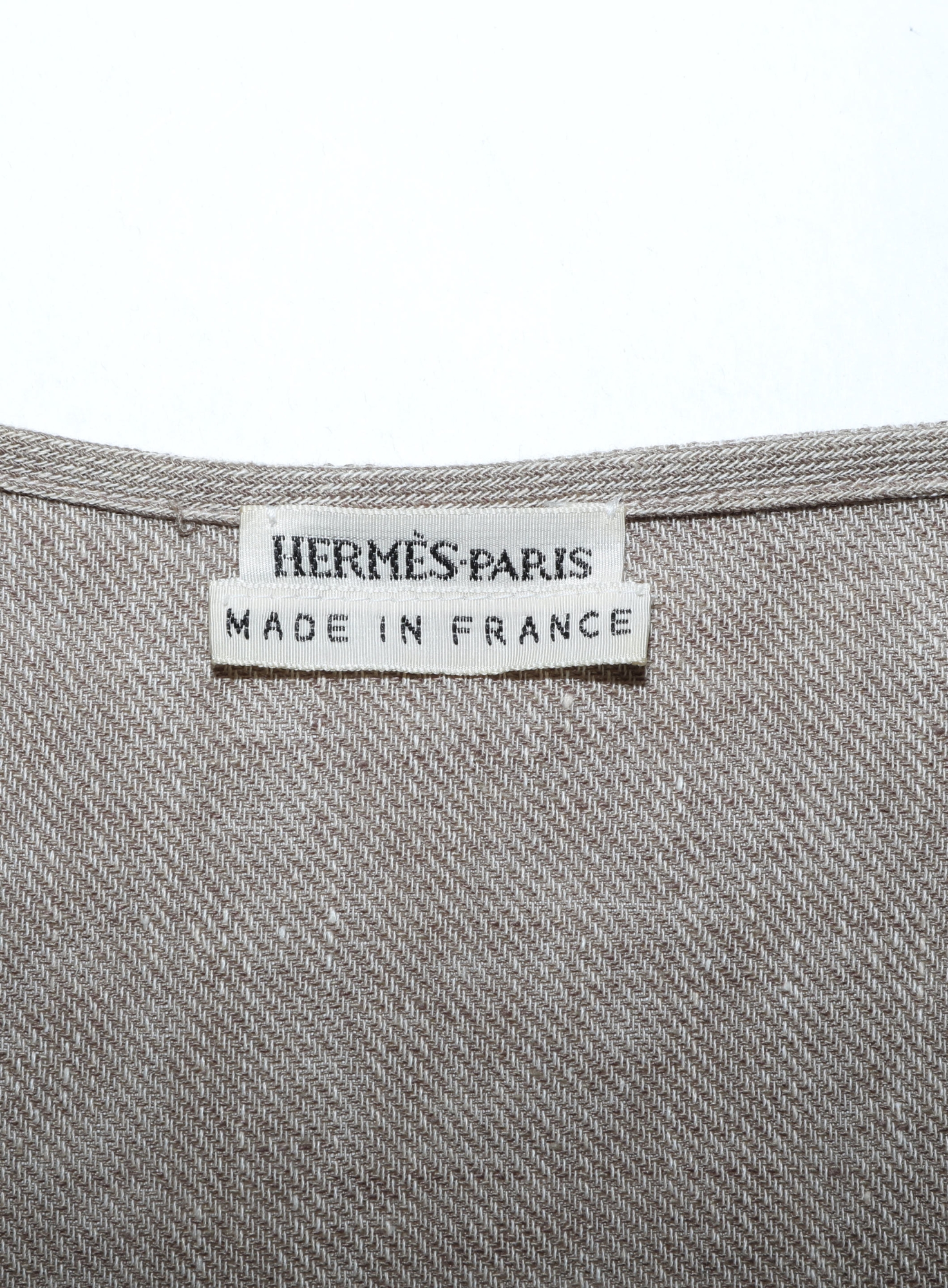 Margiela S/S 2002 Linen Shift Dress - Hermès | ReSee