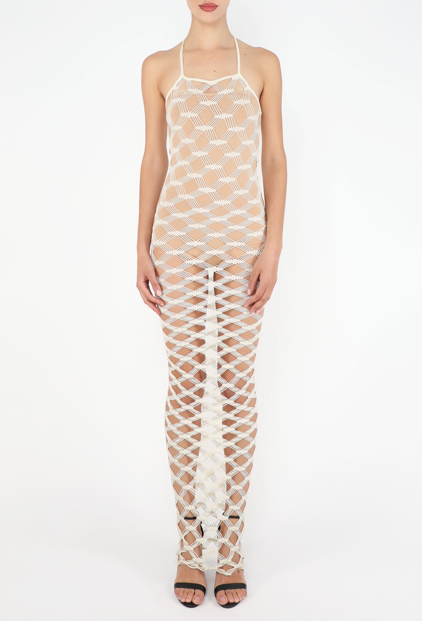 fishnet halter dress Fishnet Halter Dress, 1990s