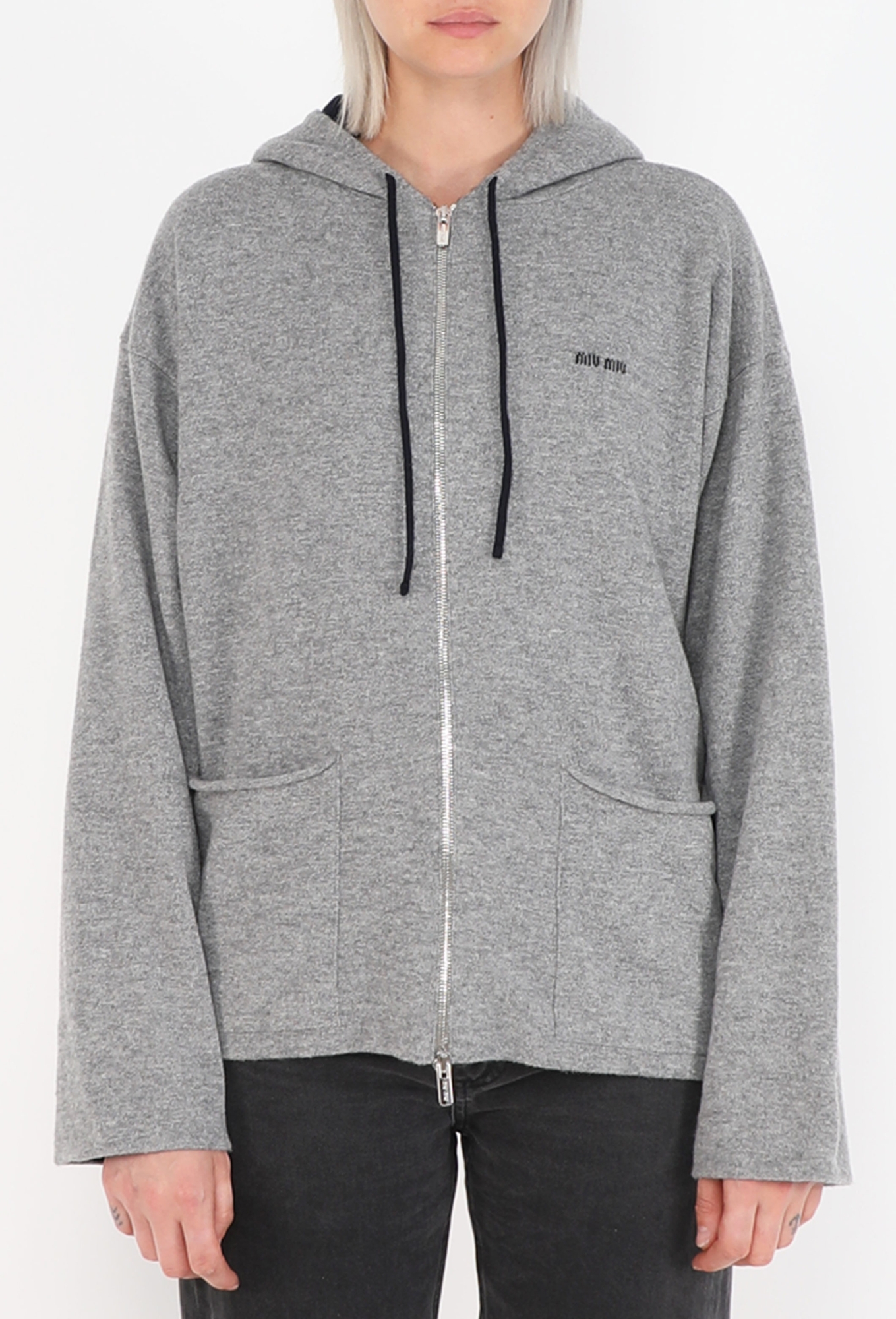 MIU MIUニットパーカー S Double-Face Cashmere Hoodie, 2025 - Miu Miu | ReSee