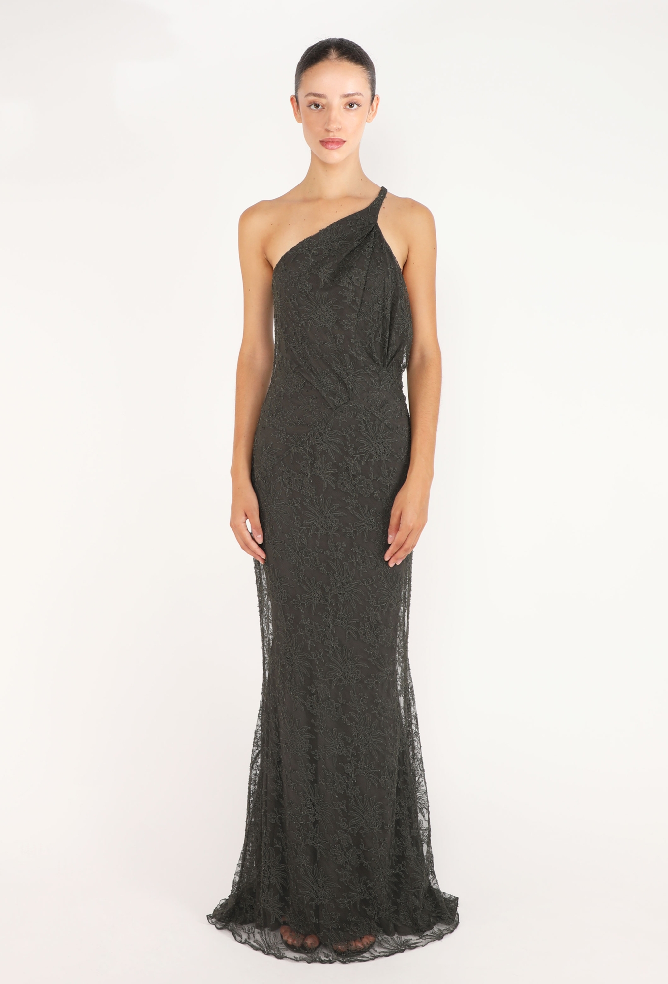Lace One-Shoulder Gown - John Galliano | ReSee