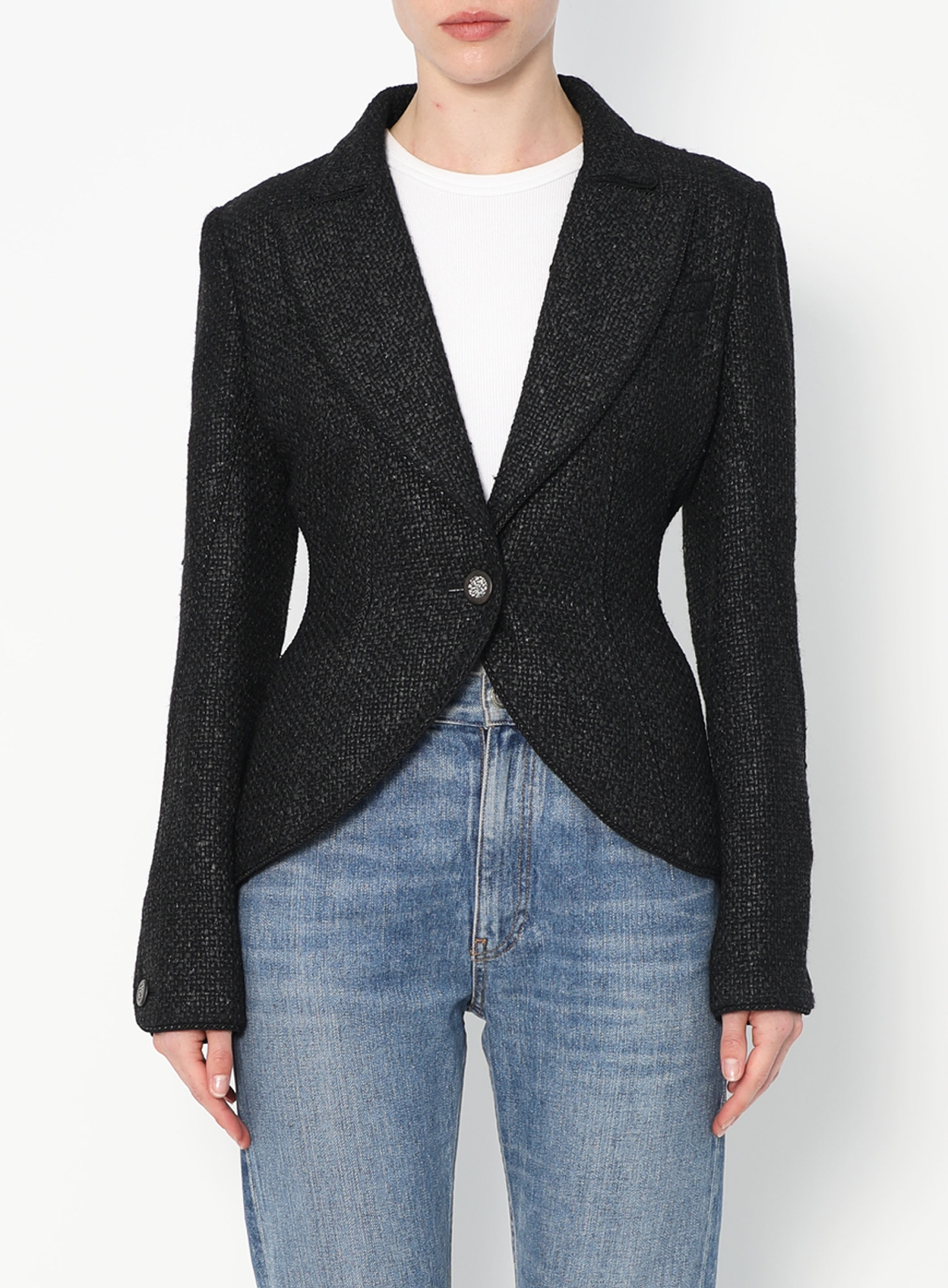 Waxed Tweed Braided Jacket - Chanel | ReSee