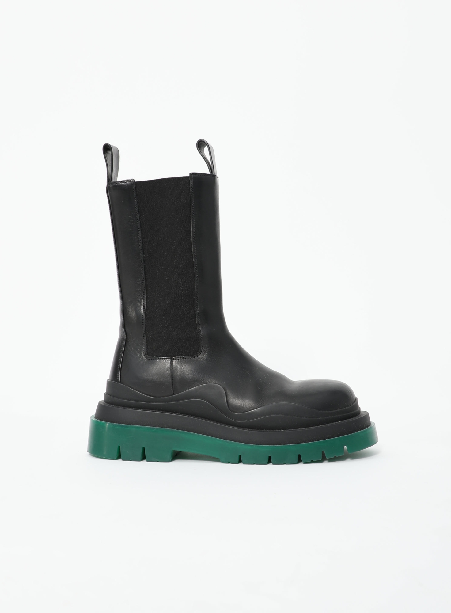 Bottega Veneta Tire Ankle Chelsea Boots Black Green Bottega Veneta Men main image 3