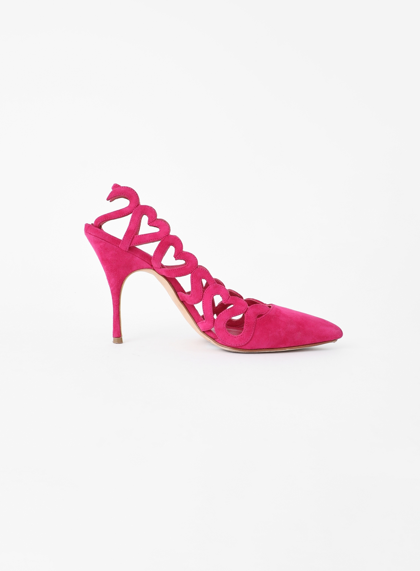 Wanga Suede Heart Pumps | Authentic & Vintage | ReSee