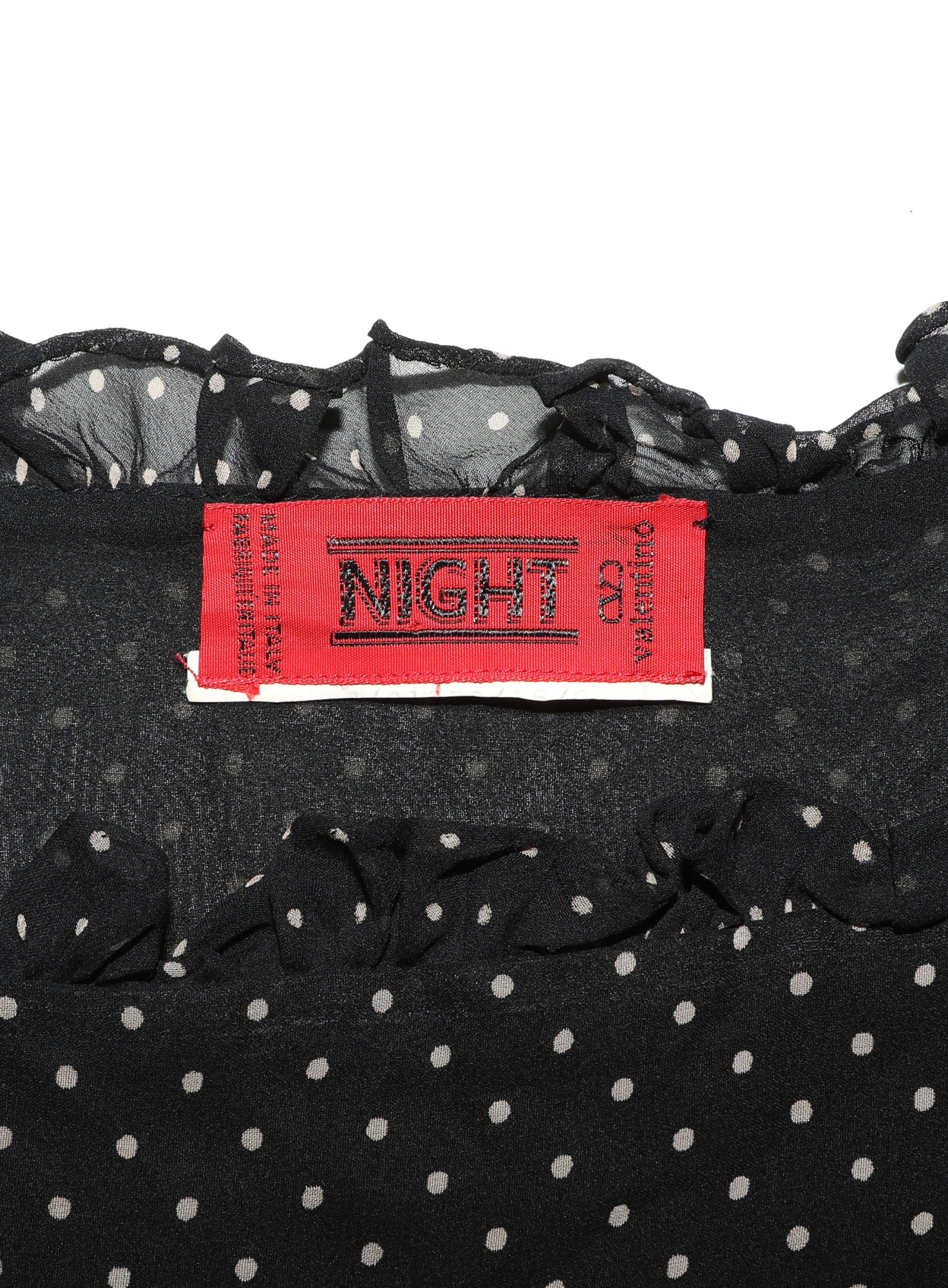 black dress red polka dots 1950s Dot Swing Vintage With its bold color combo and playful dot pattern 70s Polka Dot Silk Dress