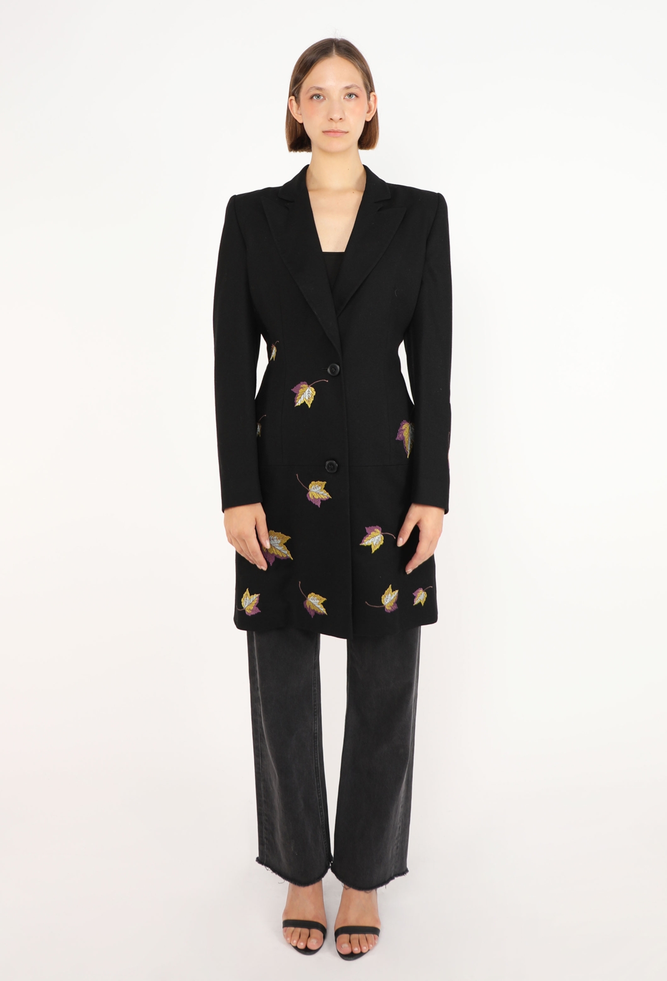 McQueen Leaf Embroidered Coat, 1998 - Givenchy | ReSee