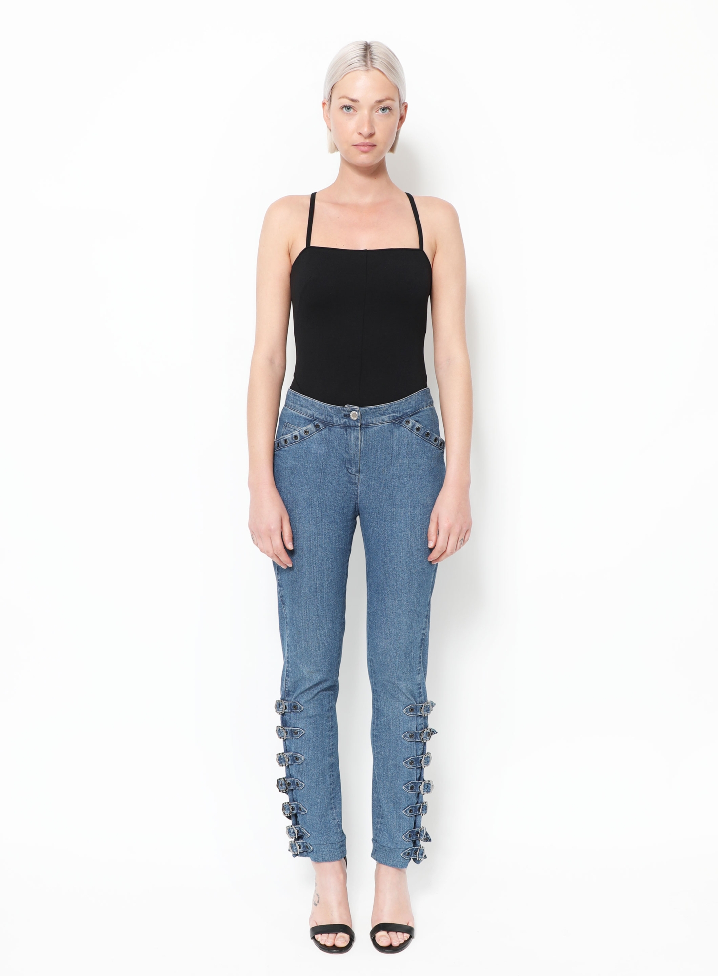 2003 Buckled Eyelet Jeans | Authentic & Vintage | ReSee