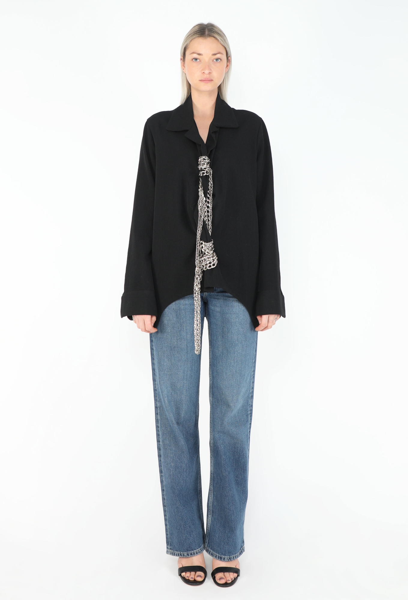 Collector F/W 2004 Draped Chainlink Jacket - Yohji Yamamoto | ReSee