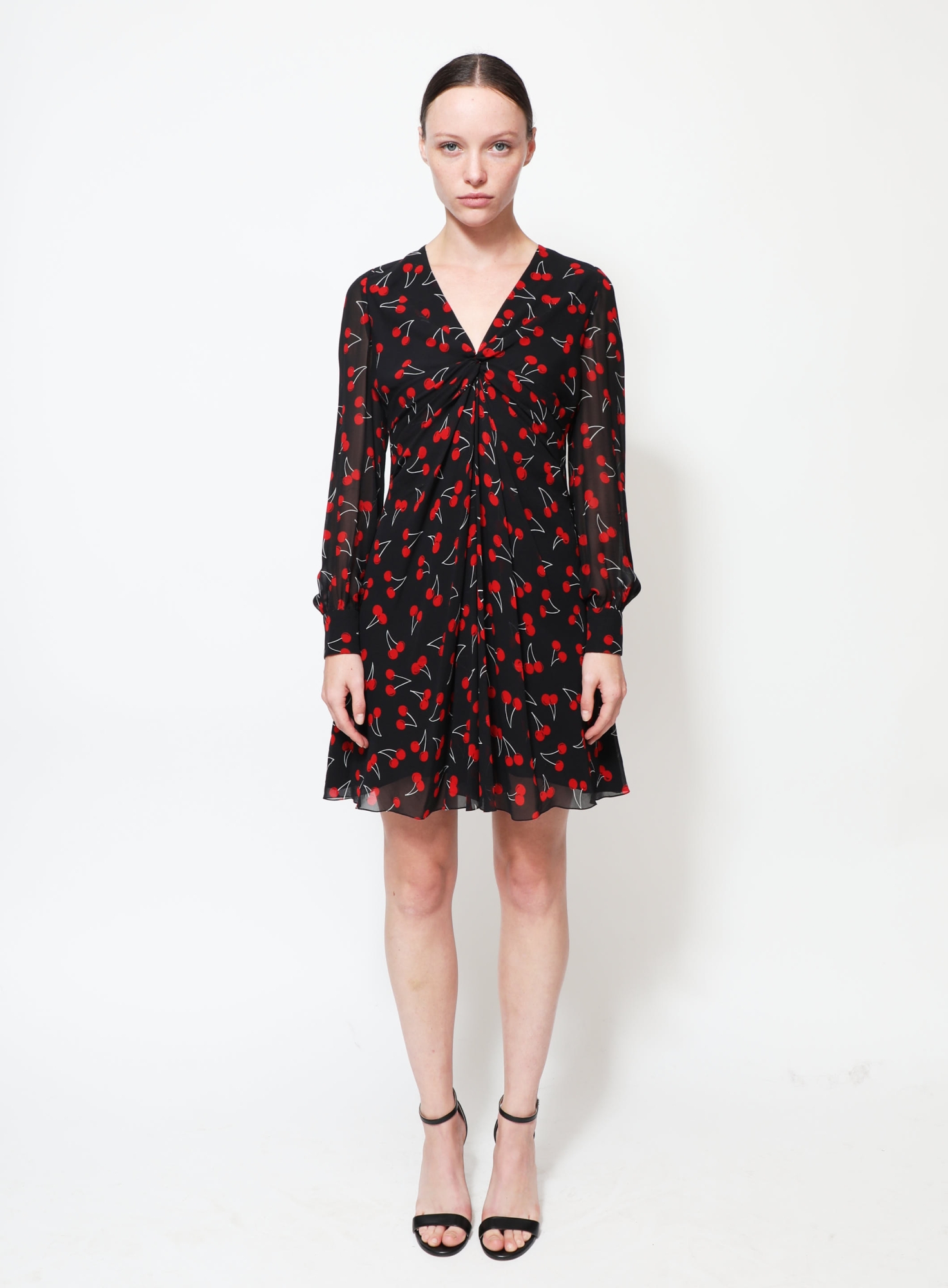 hedi silk dress Saint Laurent by Hedi Slimane S/S 2016 Asymmetric Boat Neckline Silk D SOIR