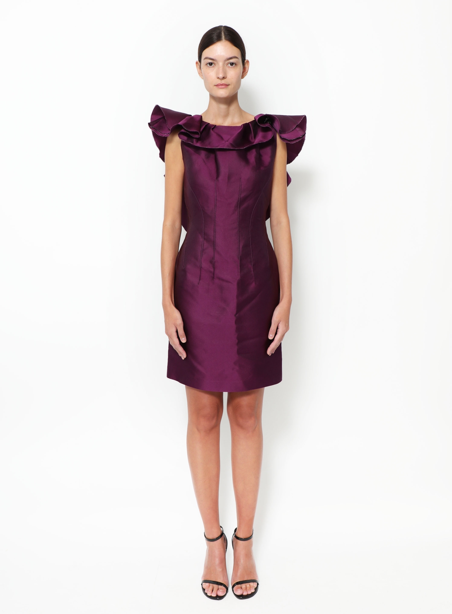 S/S 2016 Ruffled Lace Back Dress | Authentic & Vintage | ReSee