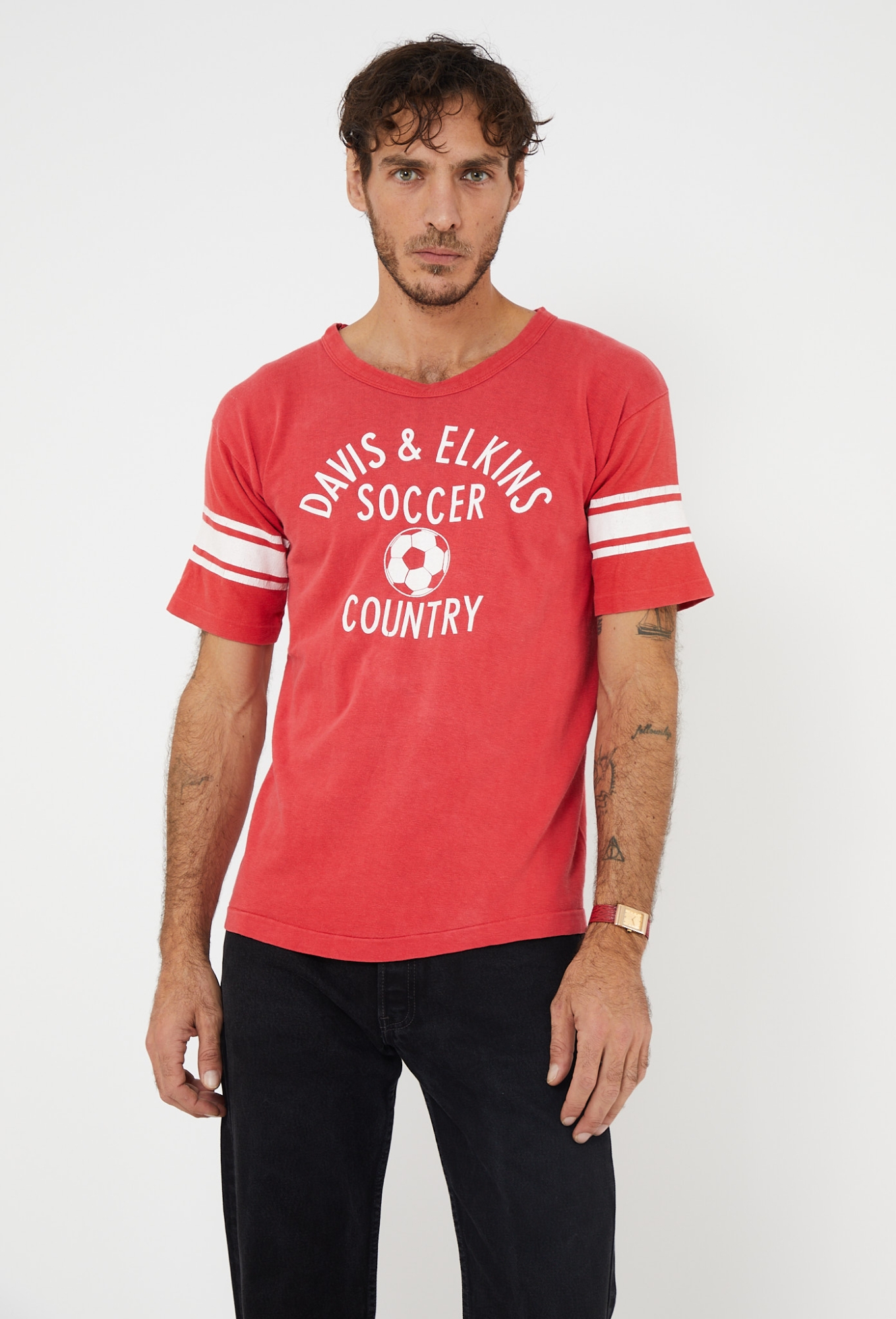 champion 　vintage football t-shirt Champion 3/4 Sleeve Graphic Tee Vintage T-Shirts for Men for sale
