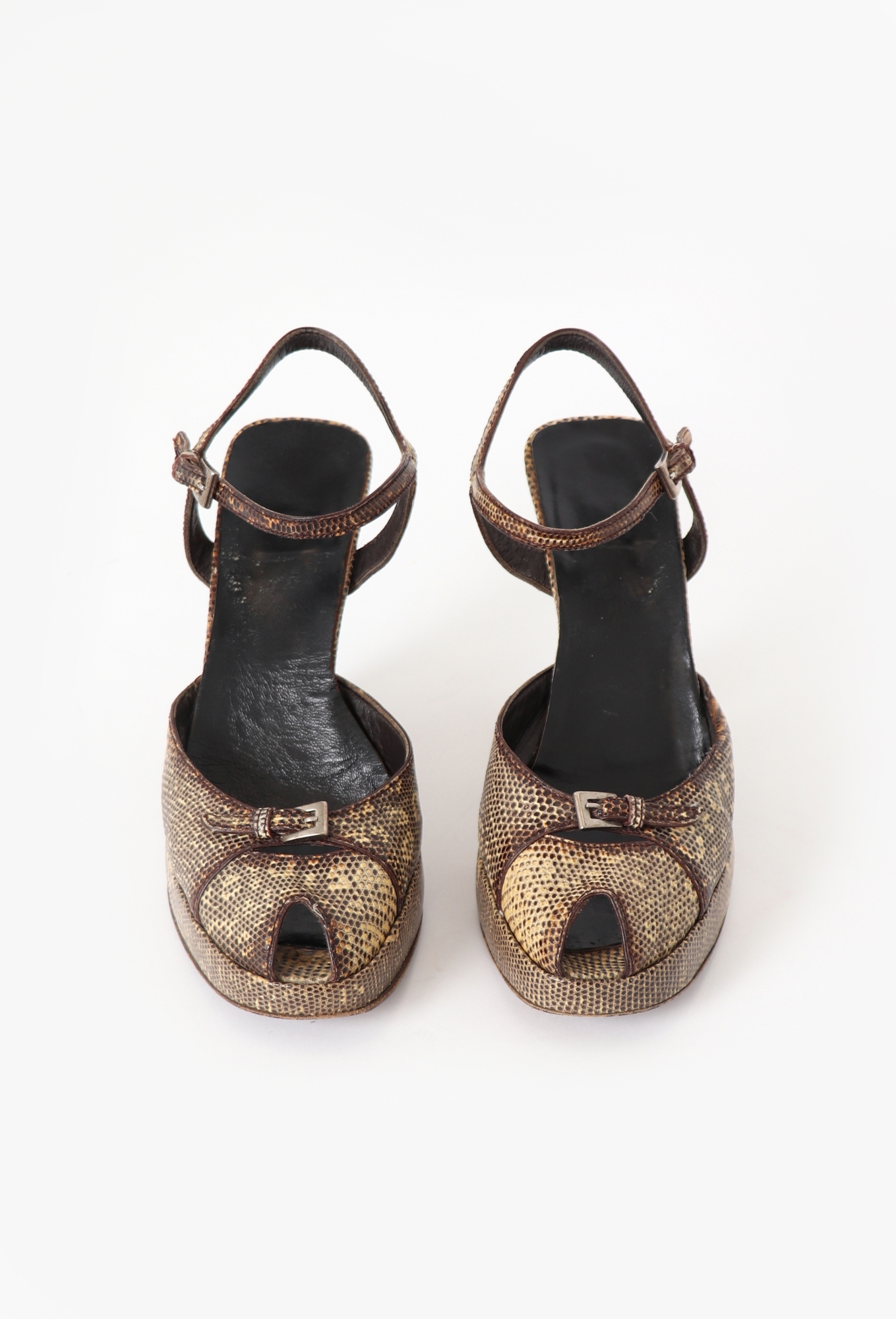 F/W 2000 Tonal Lizard Pumps - Prada | Authentic & Vintage | ReSee