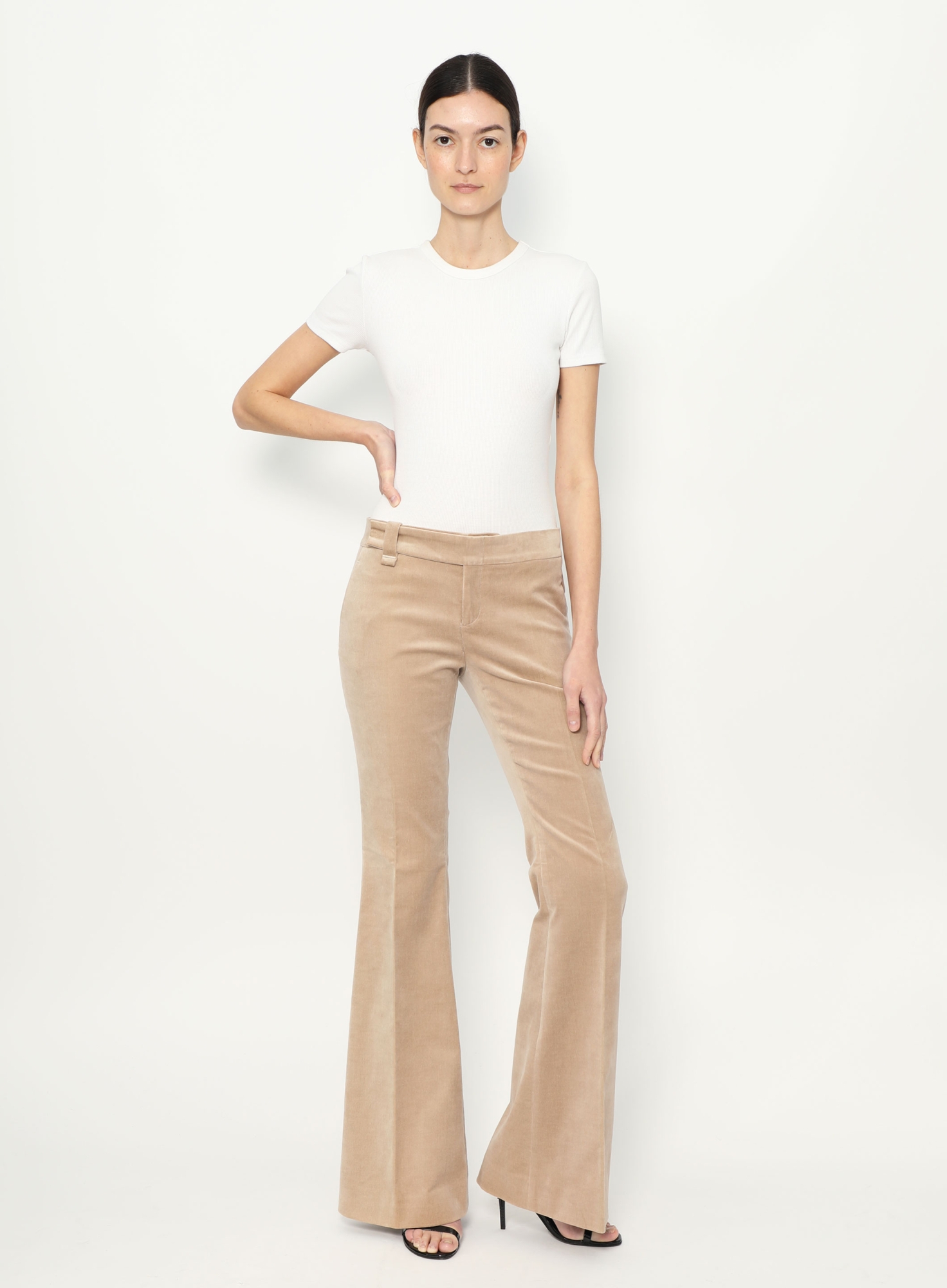 Early 2000s Flared Velvet Trousers | Authentic & Vintage | ReSee