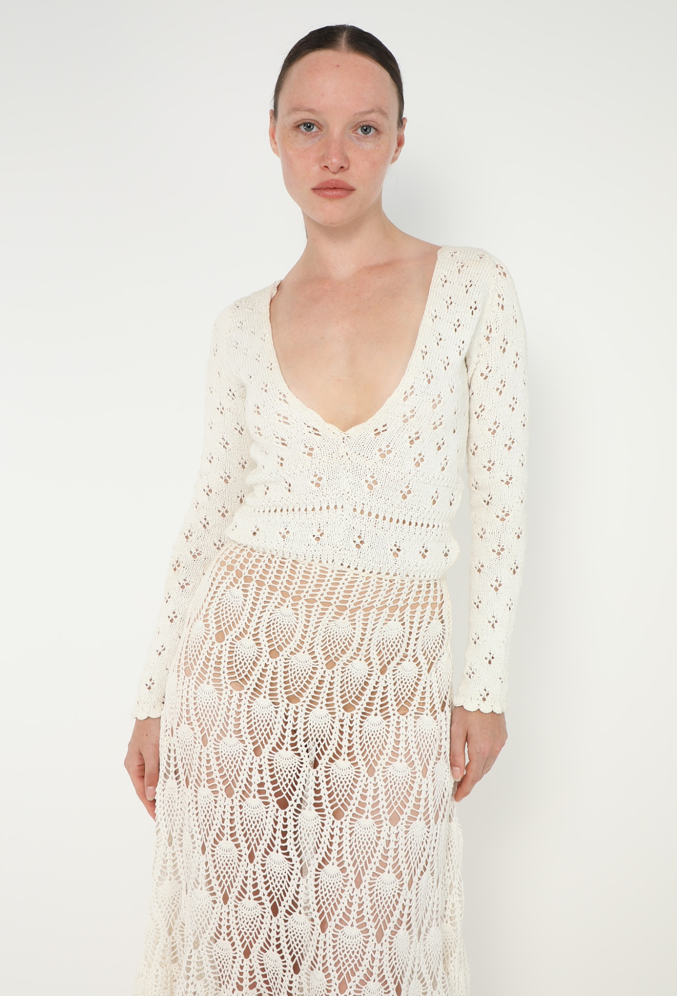 white christmas dresses Crochet Kit main image 0